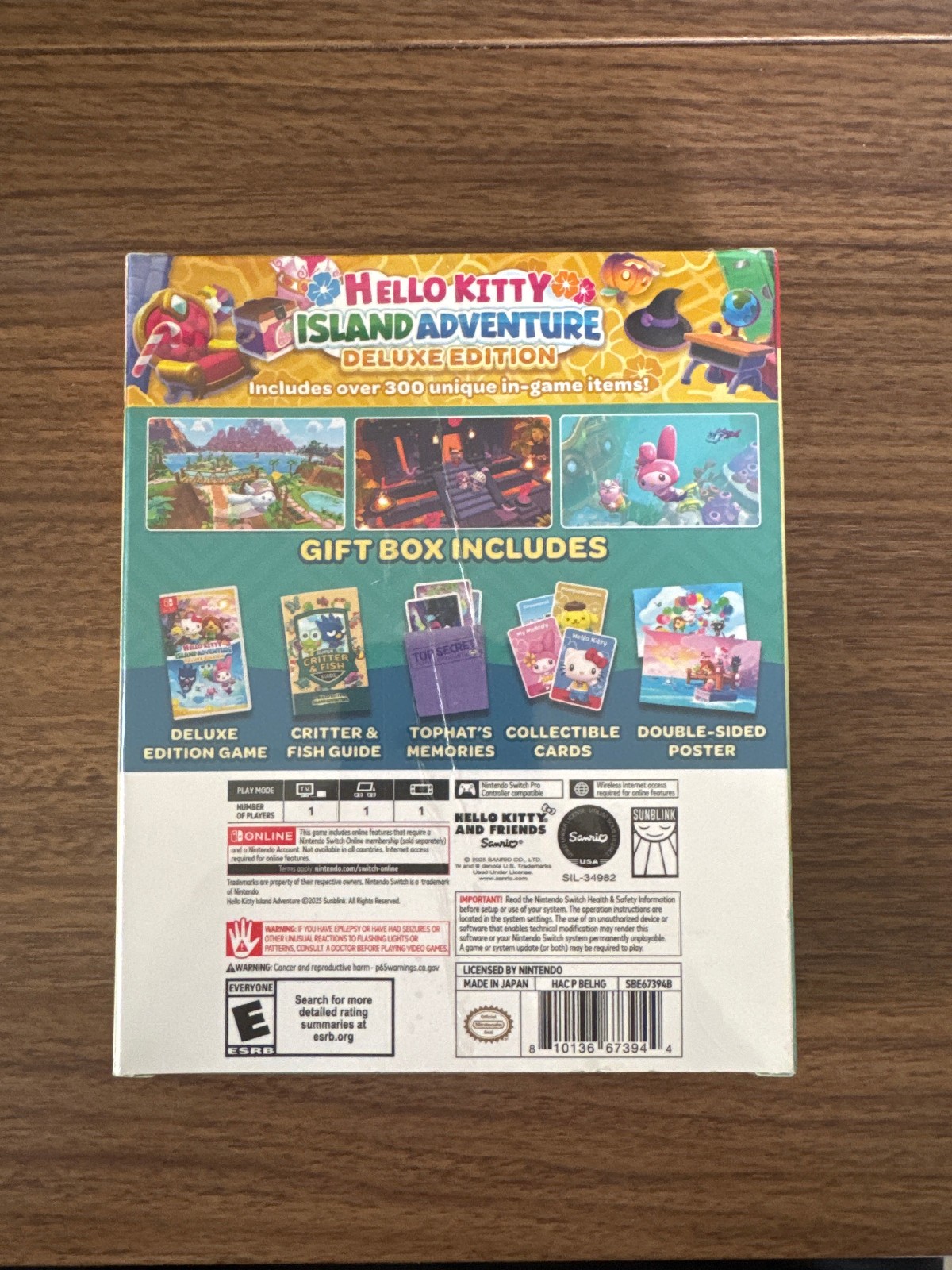 Hello Kitty Island Adventure Gift Box Physical Edition (Nintendo Switch) Sealed