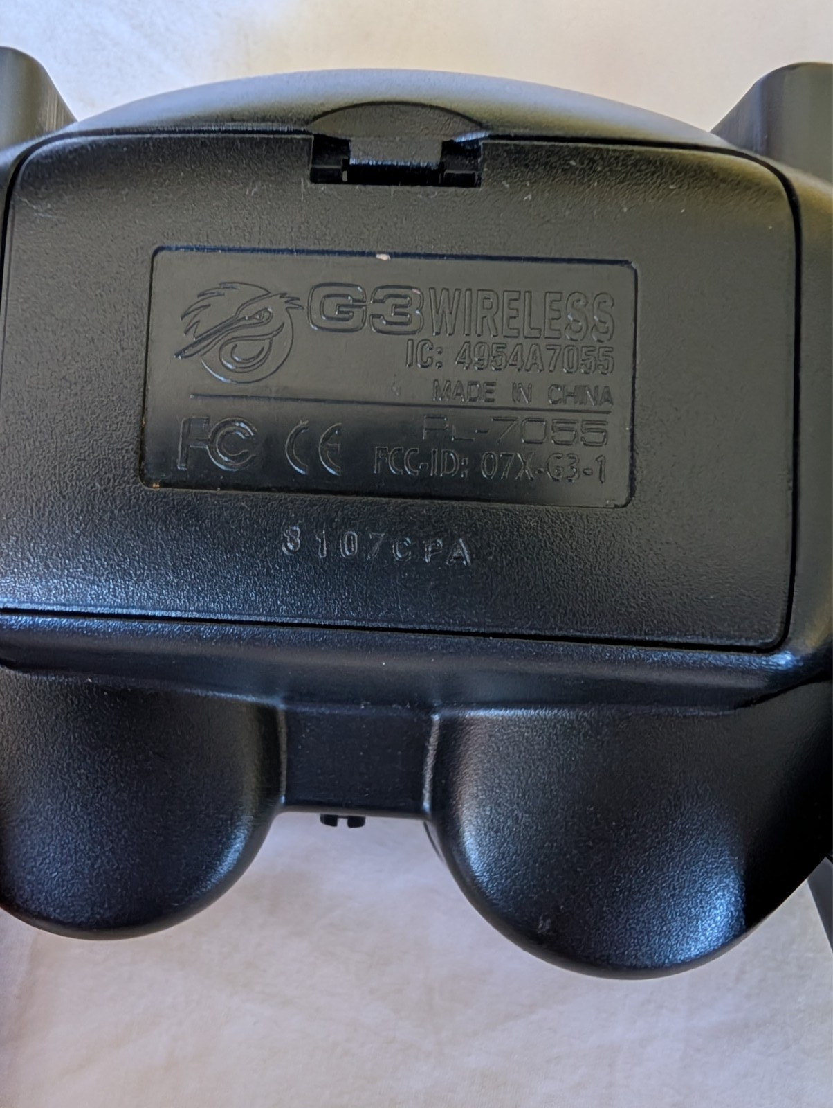Nintendo Gamecube Black Pelican Controller with Receiver TESTED
