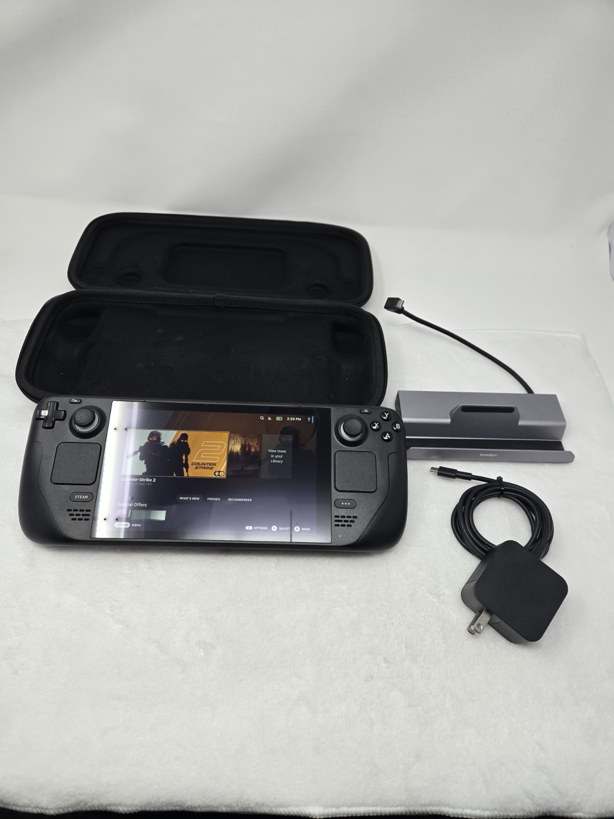 Valve Steam Deck – 64GB + 1tb SD Card + Dock And Carrying Case