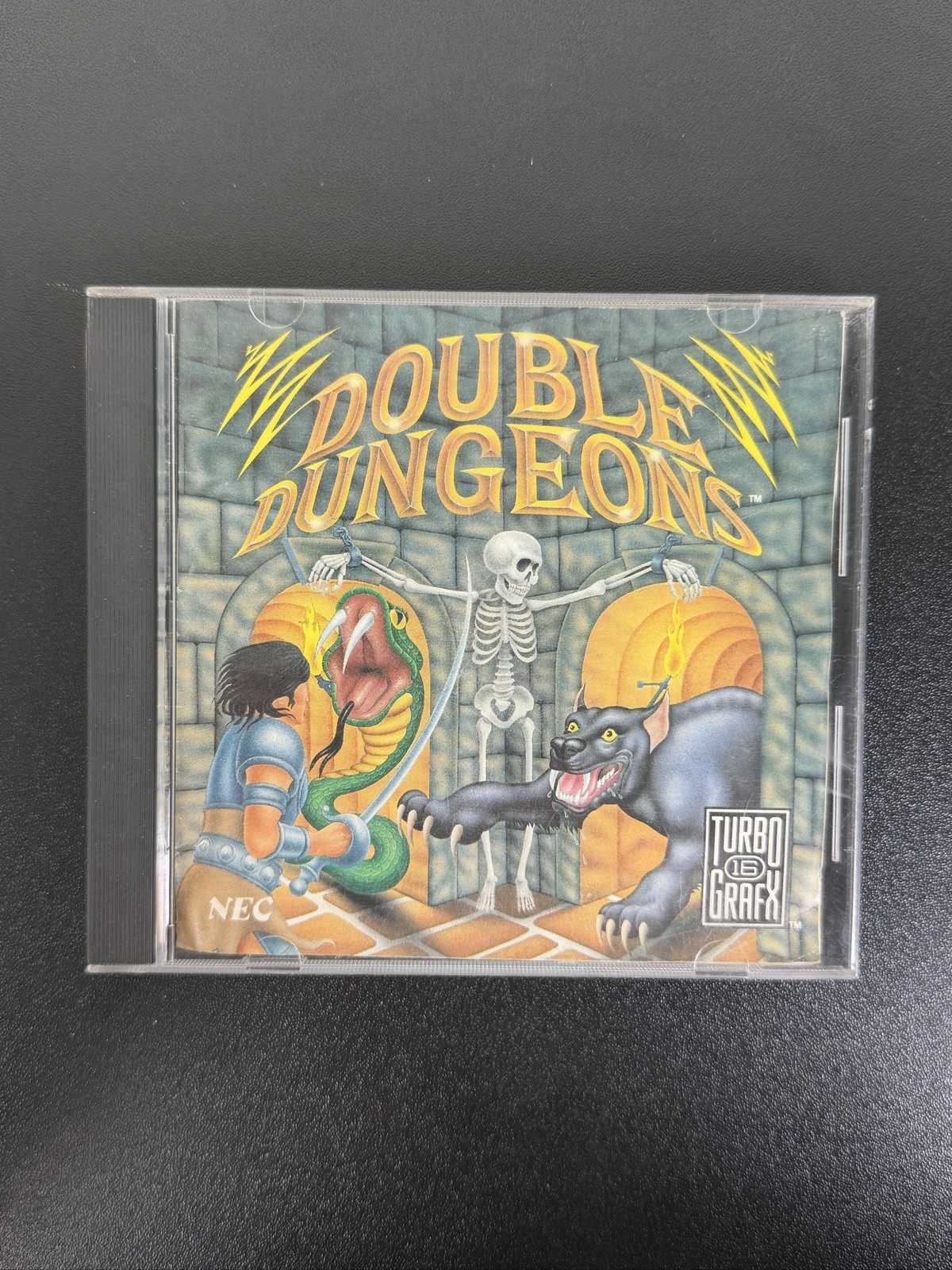 NEC Double Dungeons TurboGrafx-16 RPG 1989 Manual Included NTSC-U/C