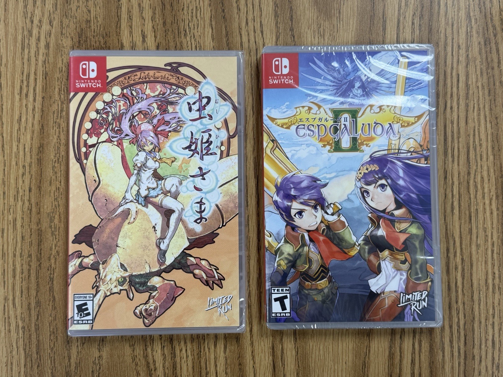 MUSHIHIMESAMA & ESPGALUDA II Both Brand New/Sealed! Limited Run SWITCH NINTENDO