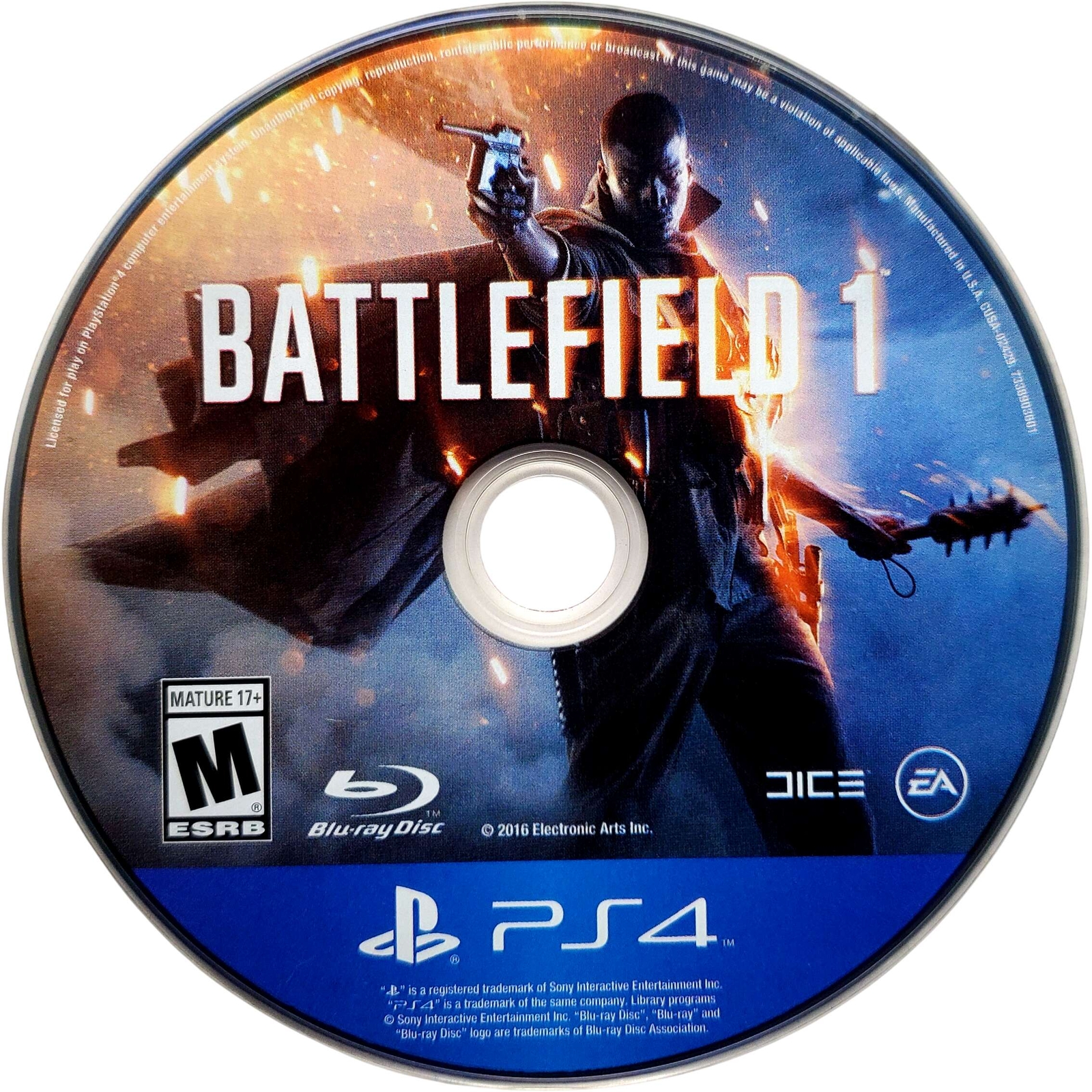 Battlefield 1 – Sony Playstation 4 PS4 Pristine Tested 1Y Guarantee
