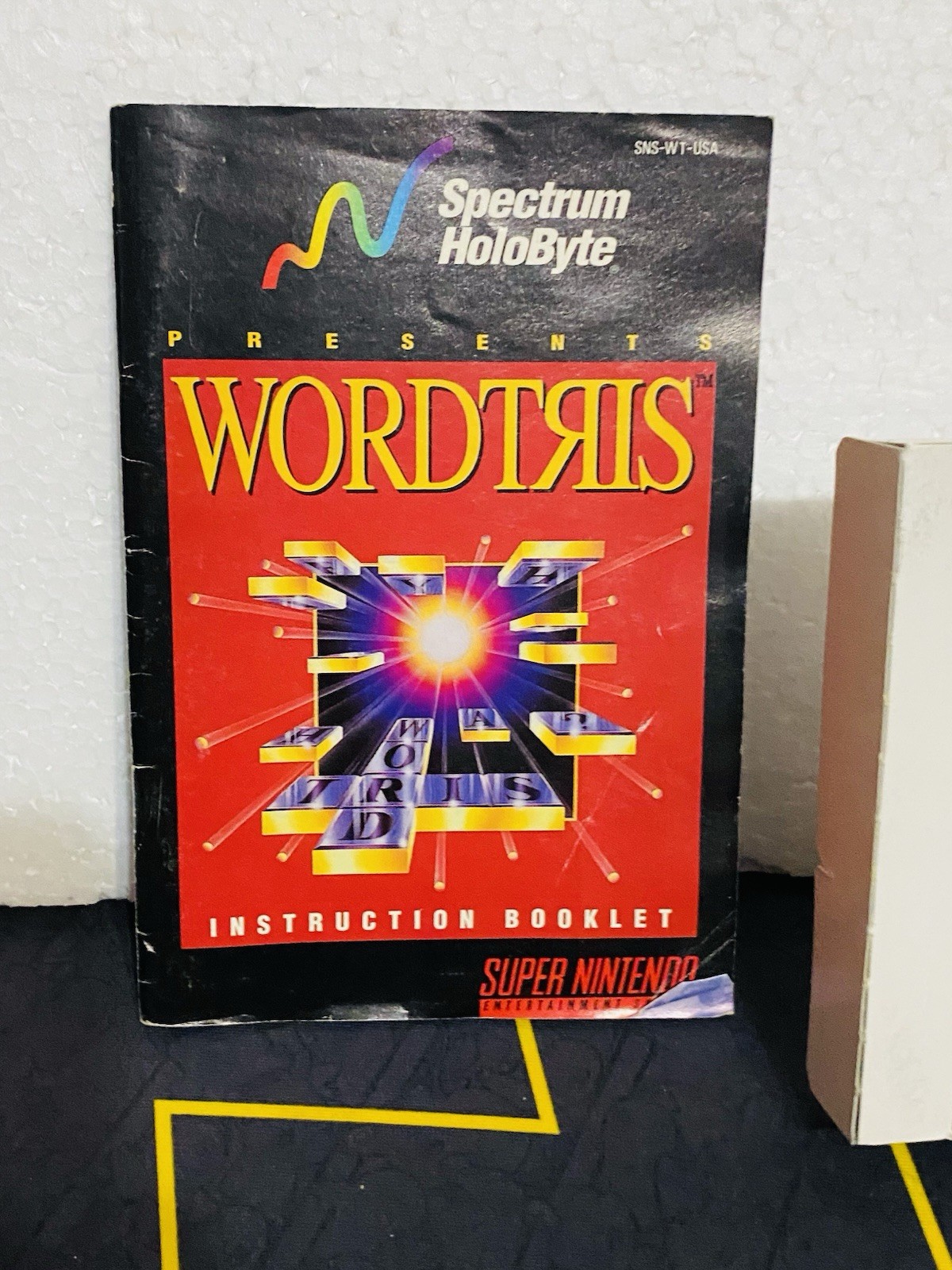 Very Clean Game Wordtris *SNES *Authentic *CIB w Game, Manual and Box