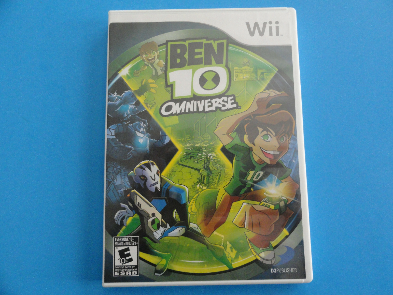 NO GAME- NINTENDO WII BEN 10 OMNIVERSE CASE & COVER ART **NO GAME DISC**