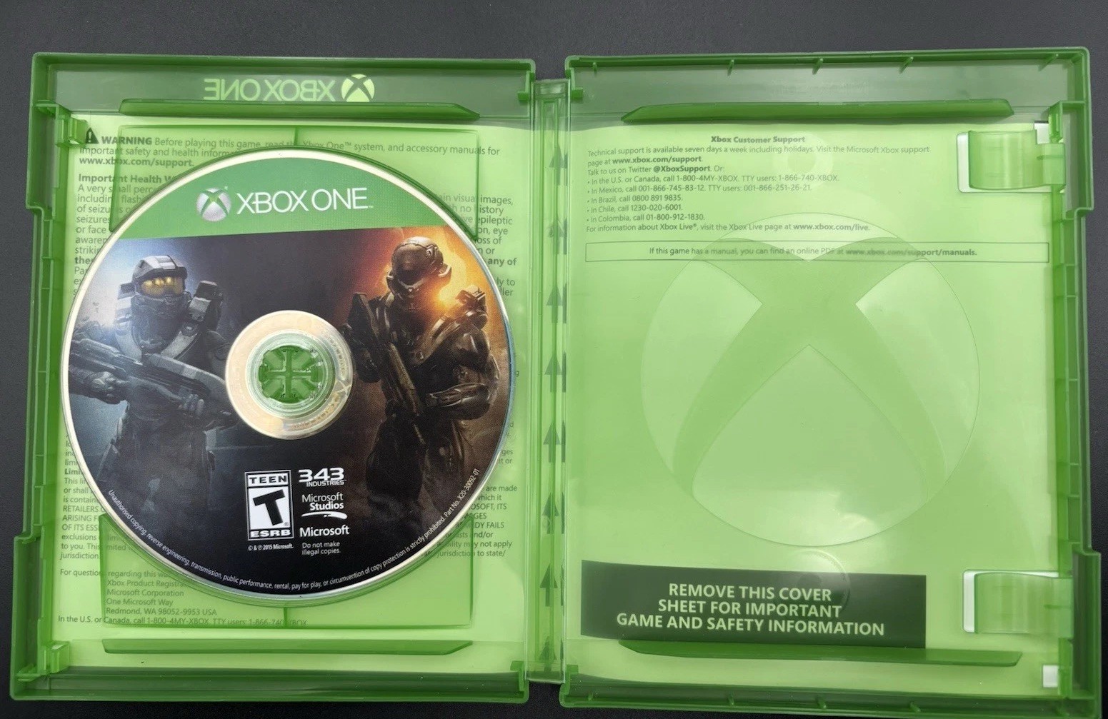 Halo 5 Guardians ( 2015 Xbox One ) Exclusive Tested 343 Industries Microsoft
