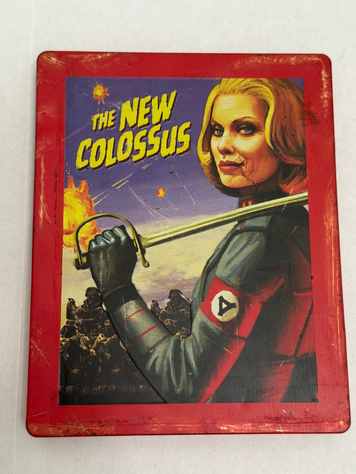 WOLFENSTEIN II (2) THE NEW COLOSSUS STEEL BOOK + GAME COMPLETE