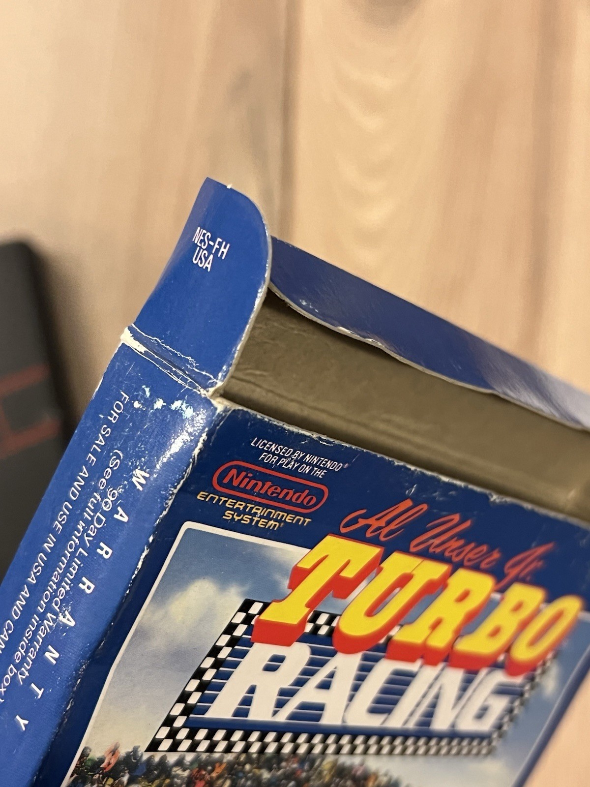 Al Unser Jr. Turbo Racing (Nintendo NES, 1990) CIB Complete Tested Works