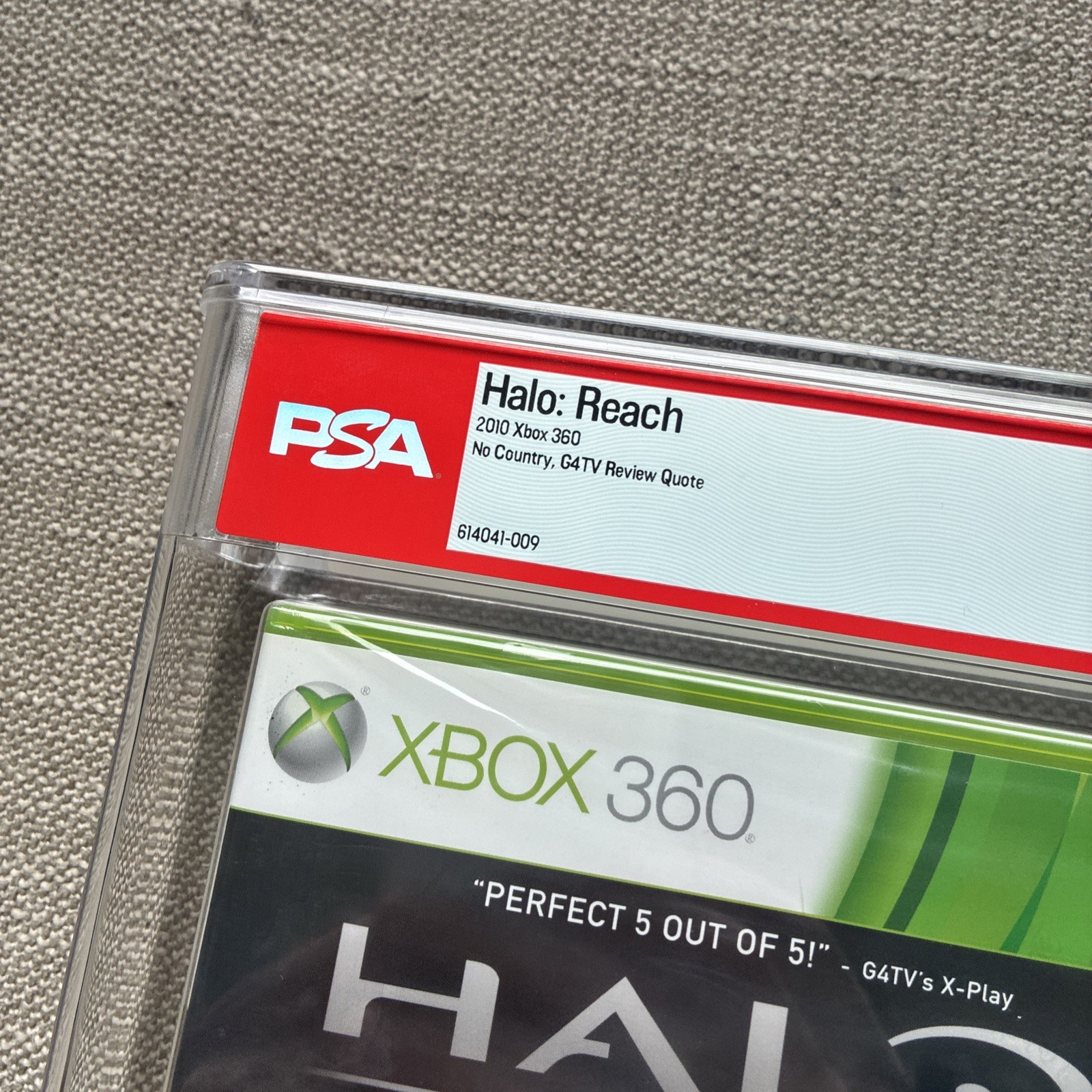 Halo: Reach • Graded PSA 9.6 B+ • Xbox 360