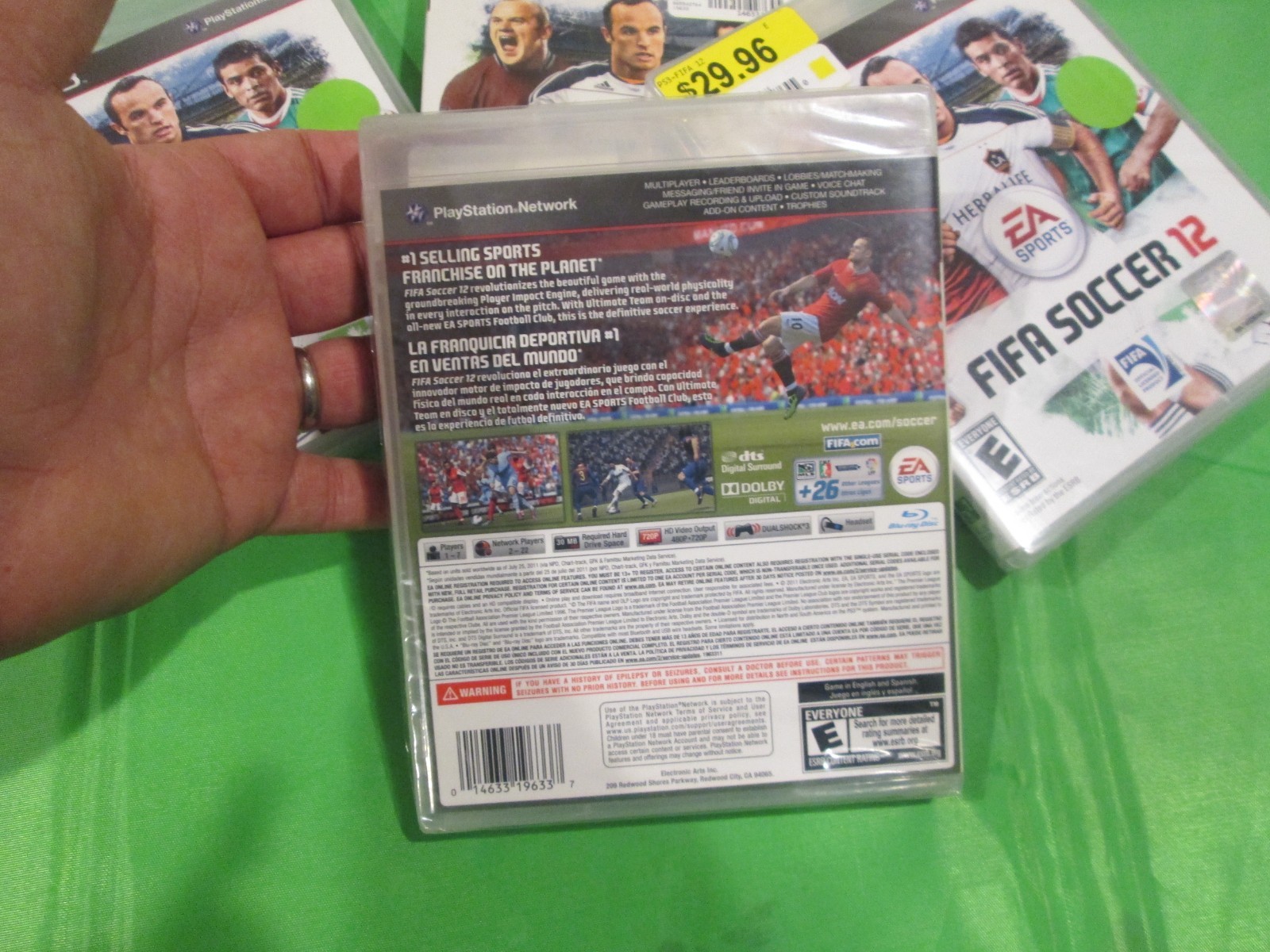 FIFA SOCCER 12 PS3 PLAYSTATION 3 EA SPORTS US EDITION NEW FACTORY SEALED