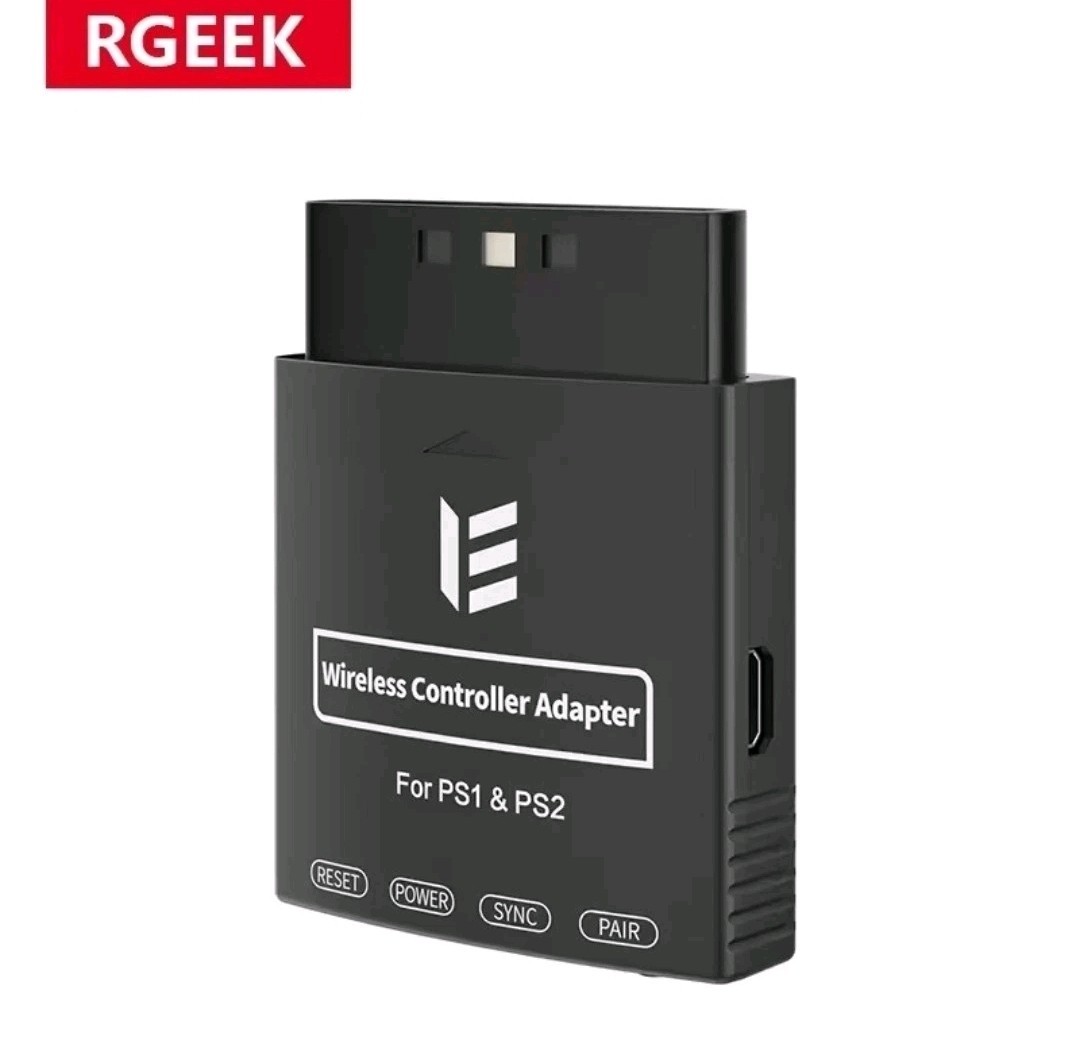 PS1/PS2 RGEEK Bluetooth Adapter for Multiple Wireless Controllers (PlayStation)