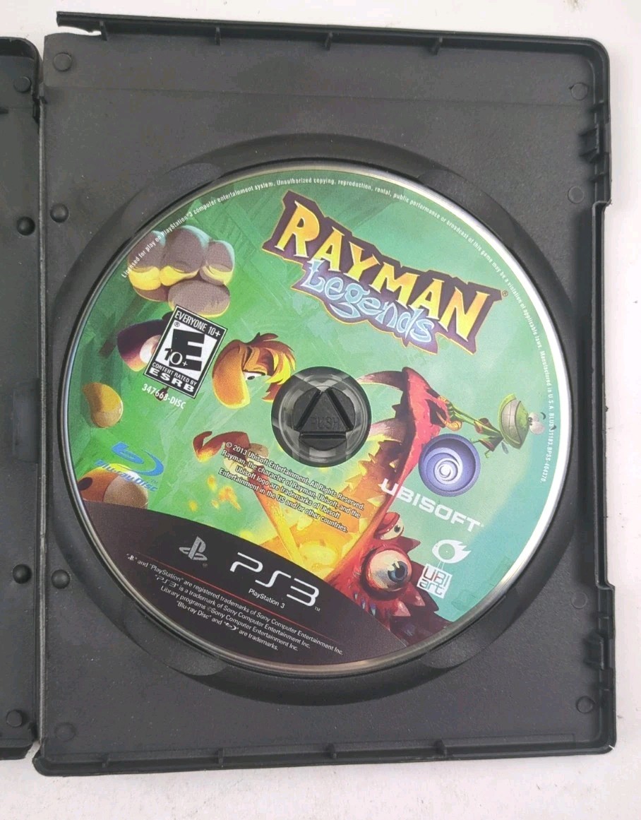 Rayman Origins & Rayman Legends PlayStation 3 PS3 2 Game Bundle Lot Tested