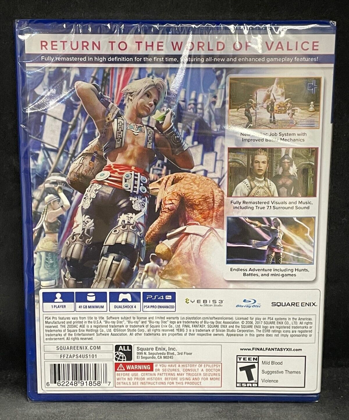 Final Fantasy XII: The Zodiac Age (PS4 / Playstation 4) BRAND NEW