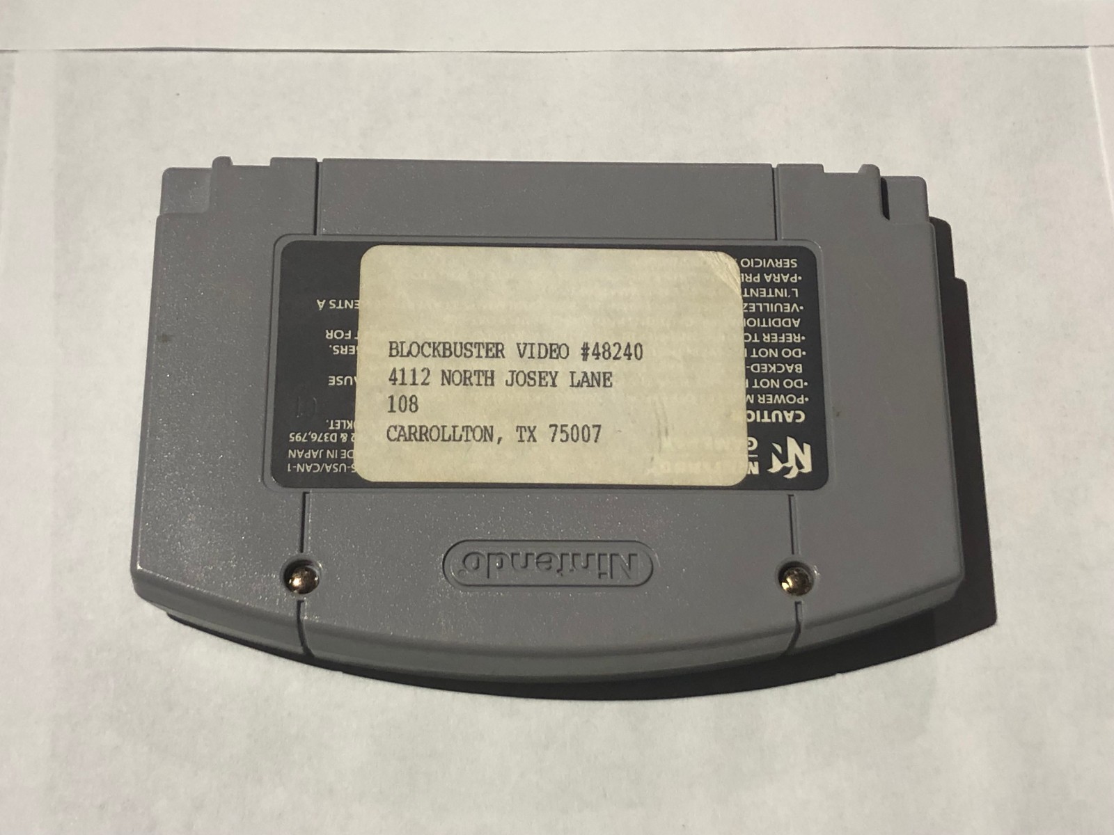 Jet Force Gemini N64, Authentic Cart, Cleaned, Working, (Developed by Rare)