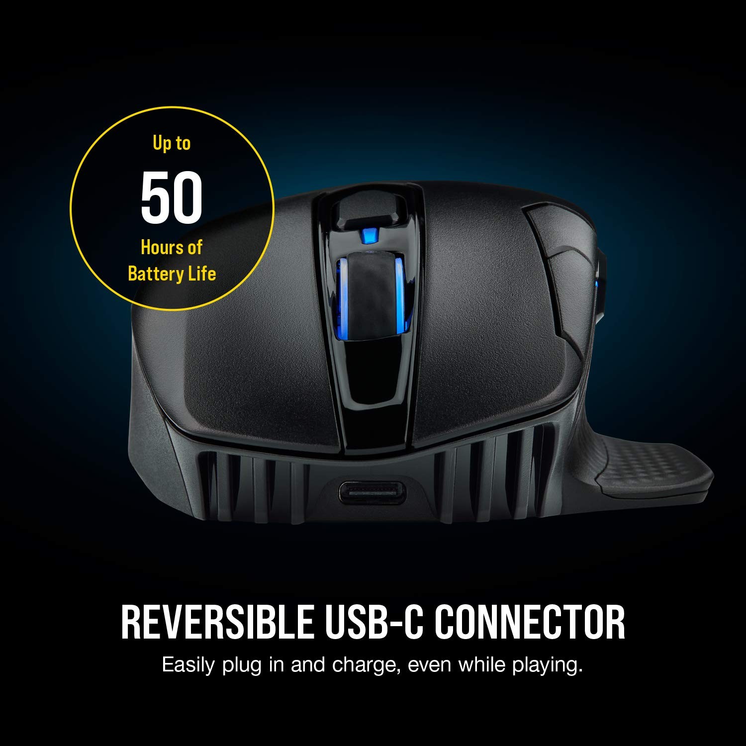 Corsair Dark Core Rgb Pro Wireless/Wired Fps Moba Gaming Mouse 18000 Dpi