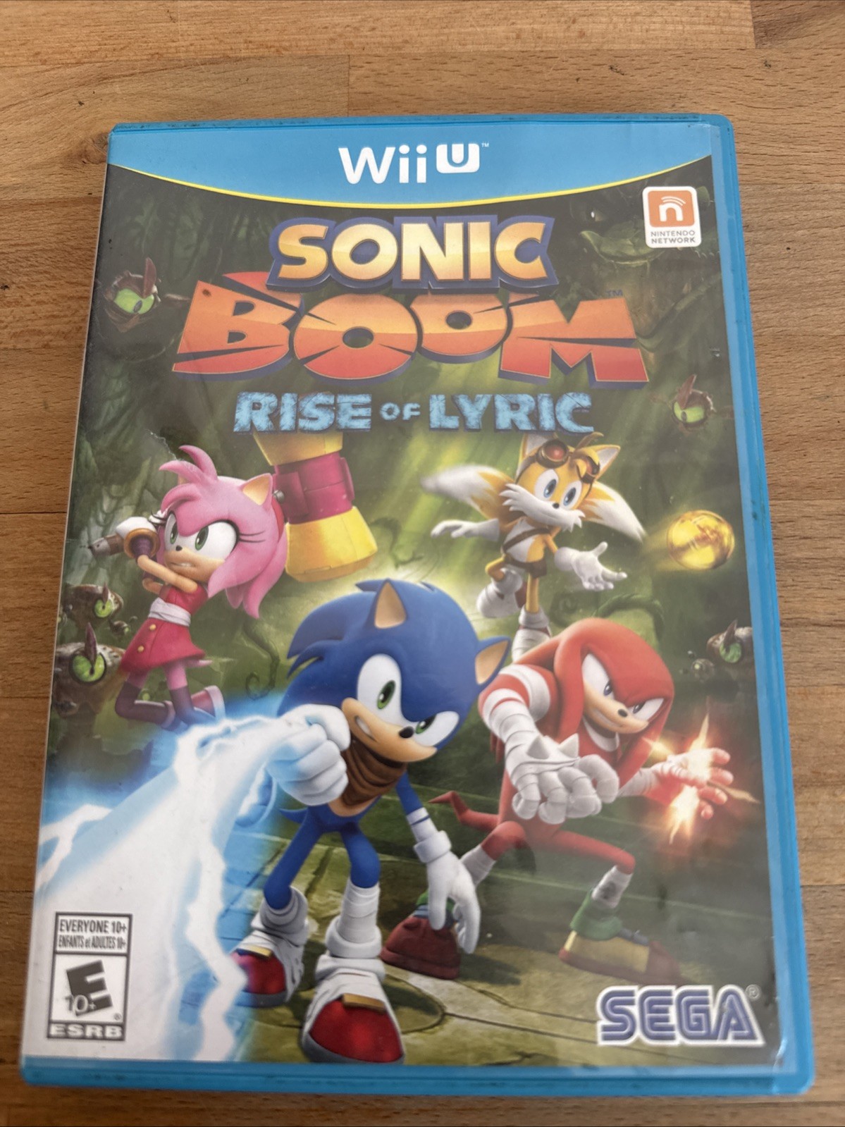 Sonic Boom: Rise of Lyric (Nintendo Wii U, 2014) W/ Manual