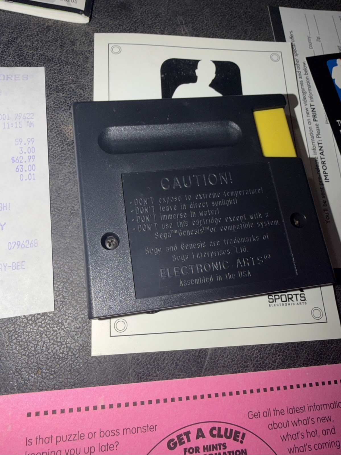Bulls vs. Blazers and the NBA Playoffs (Sega Genesis, 1993) Includes 1 In 50,000