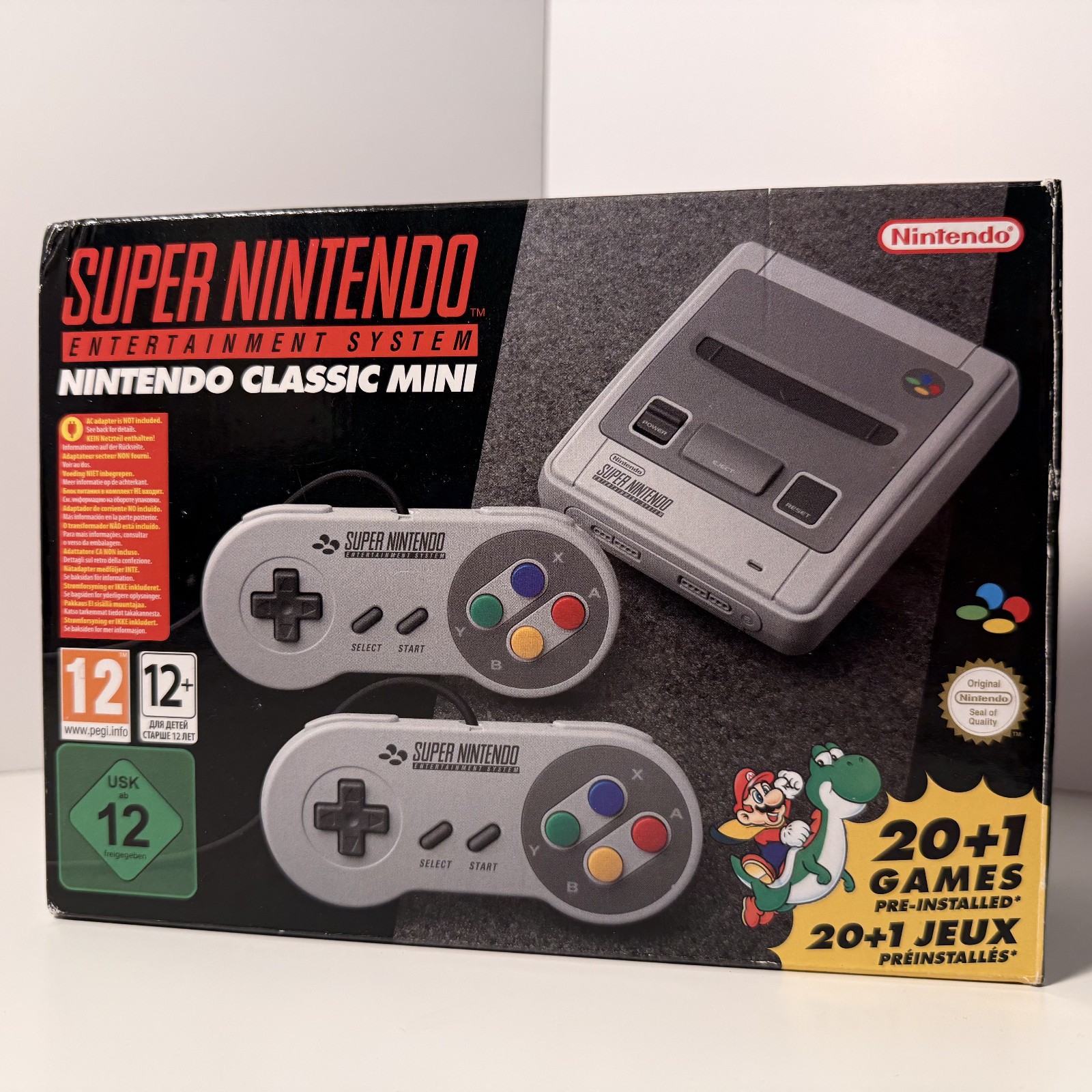 Super Nintendo Classic Mini SNES PAL European Ed./Colors Excellent Condition CIB