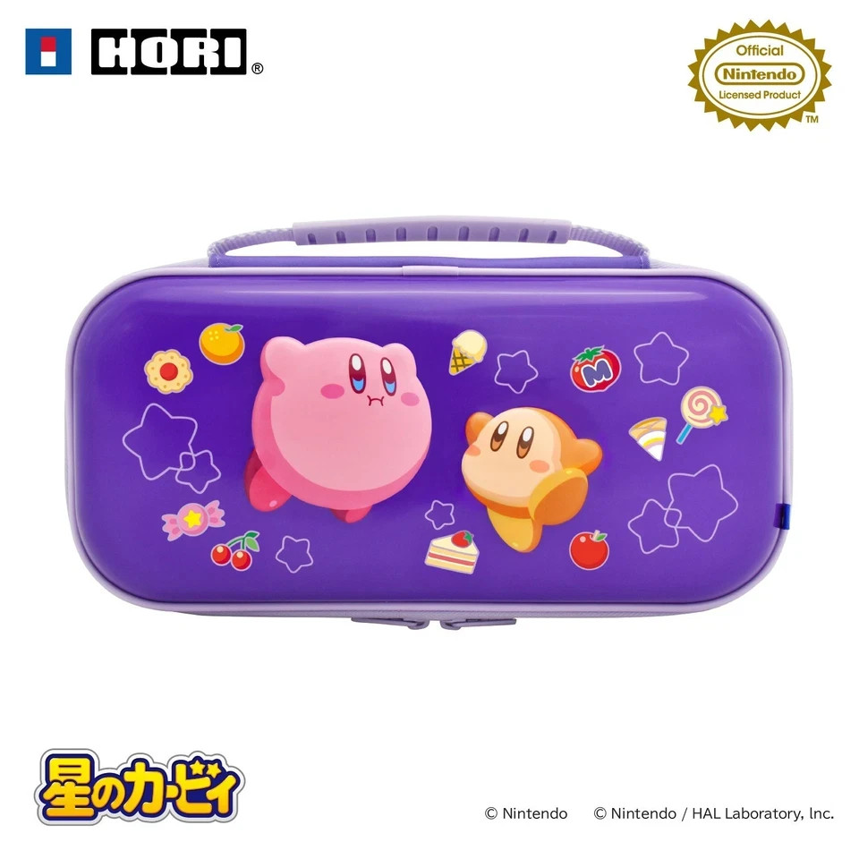 Kirby Nintendo Switch 2 Hori 3 Set Hybrid Pouch Controller Card Case Japan NEW