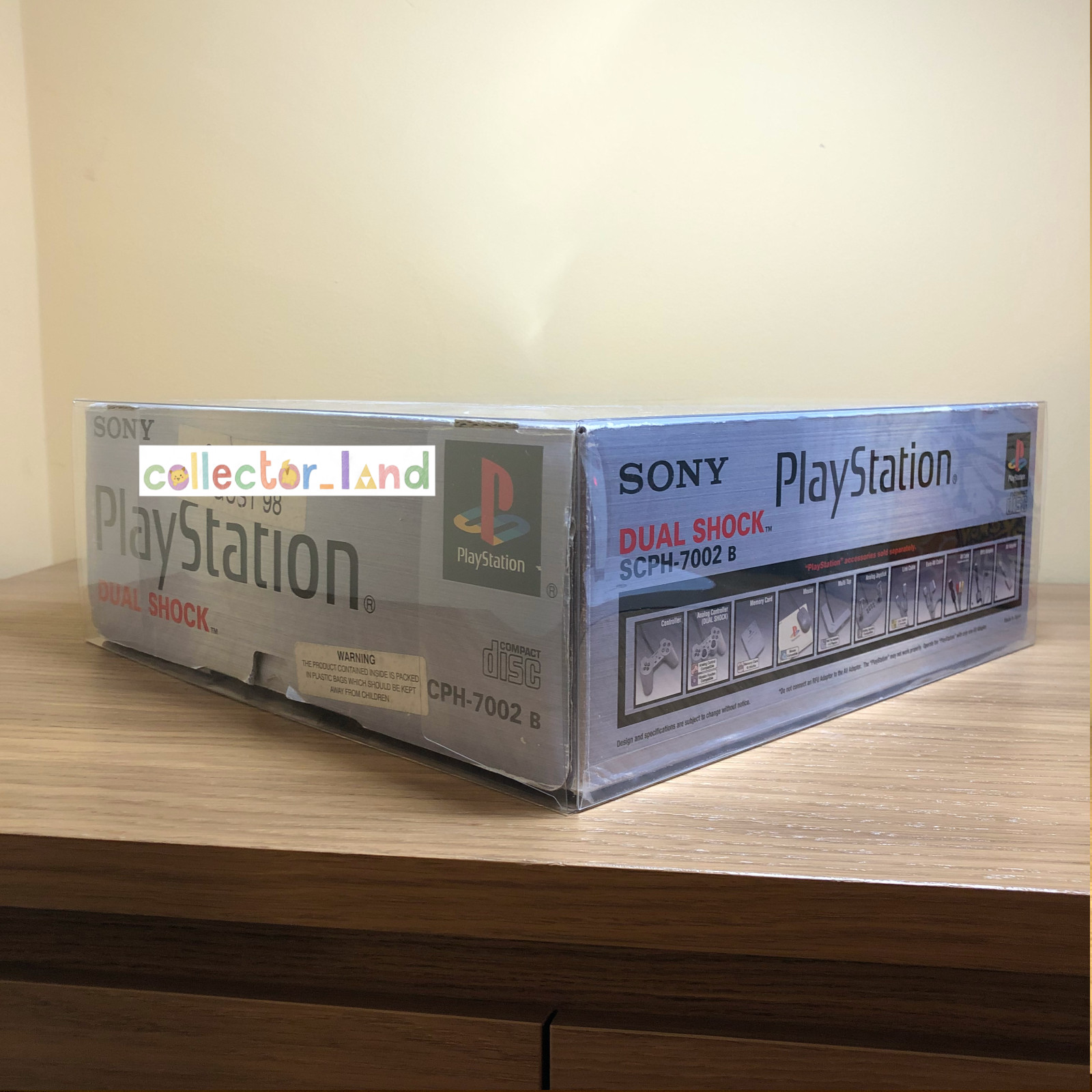 1 x BOX PROTECTOR for Sony PlayStation PS1 PSX Game Console Box DISPLAY CASE One