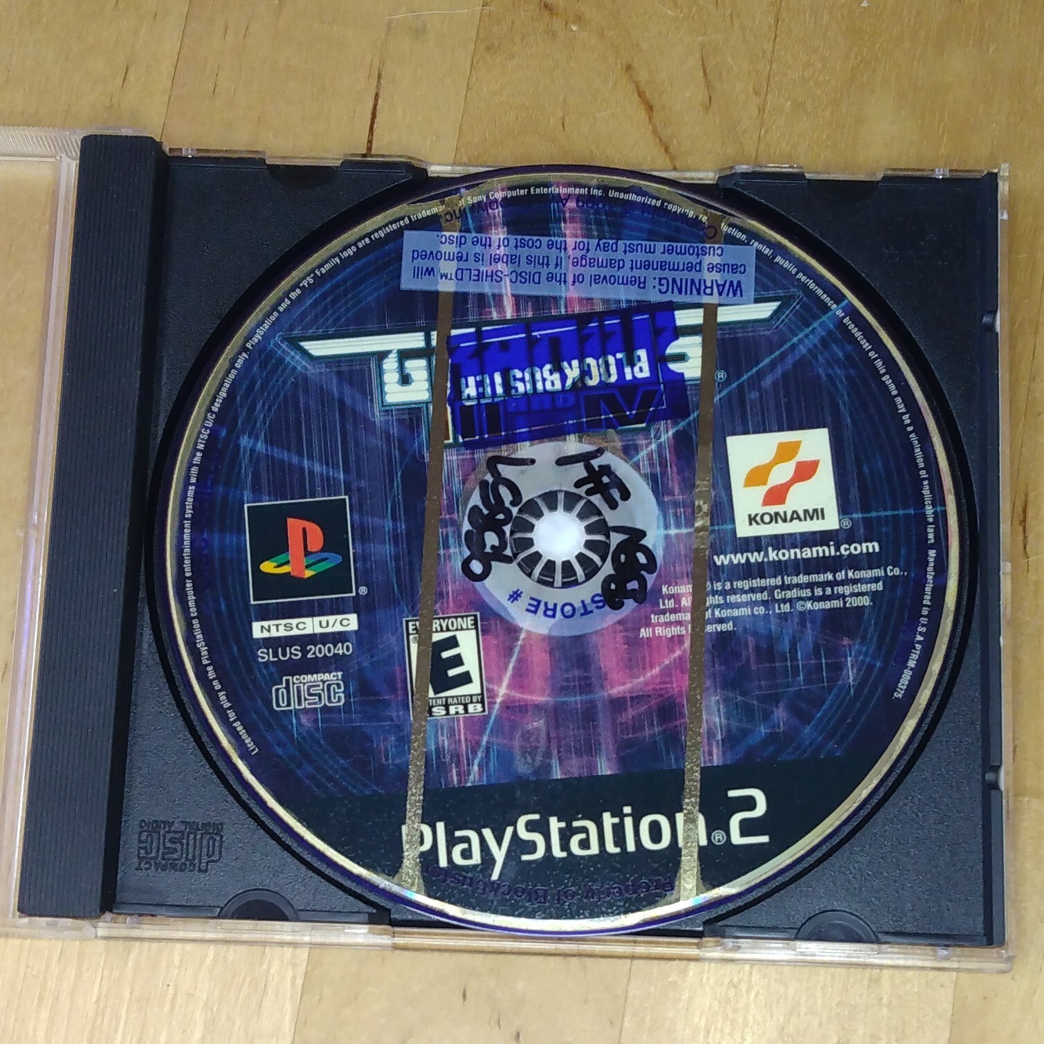 Gradius III and IV (Sony PlayStation 2, 2000) PS2 Tested Working Konami Shooter
