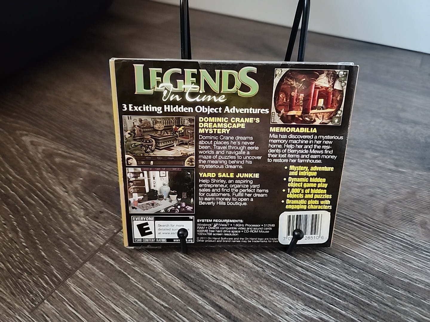 PC CD ROM Legends In Time 3 Pack Hidden Object Game Collection