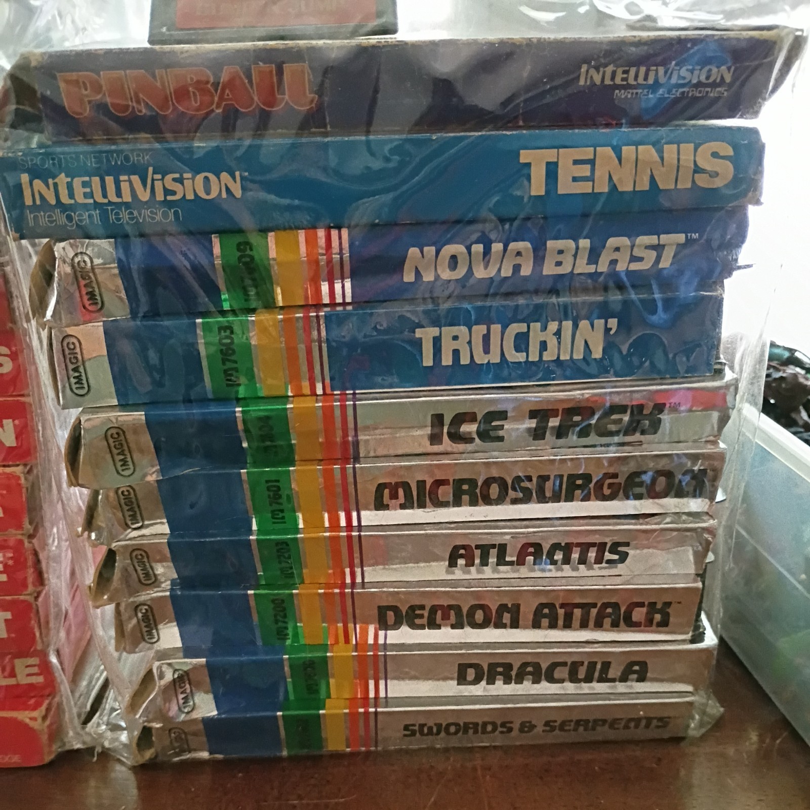 Intellivision Game Lot Of 22Complete Manuals Overlays Sports Hong Kong