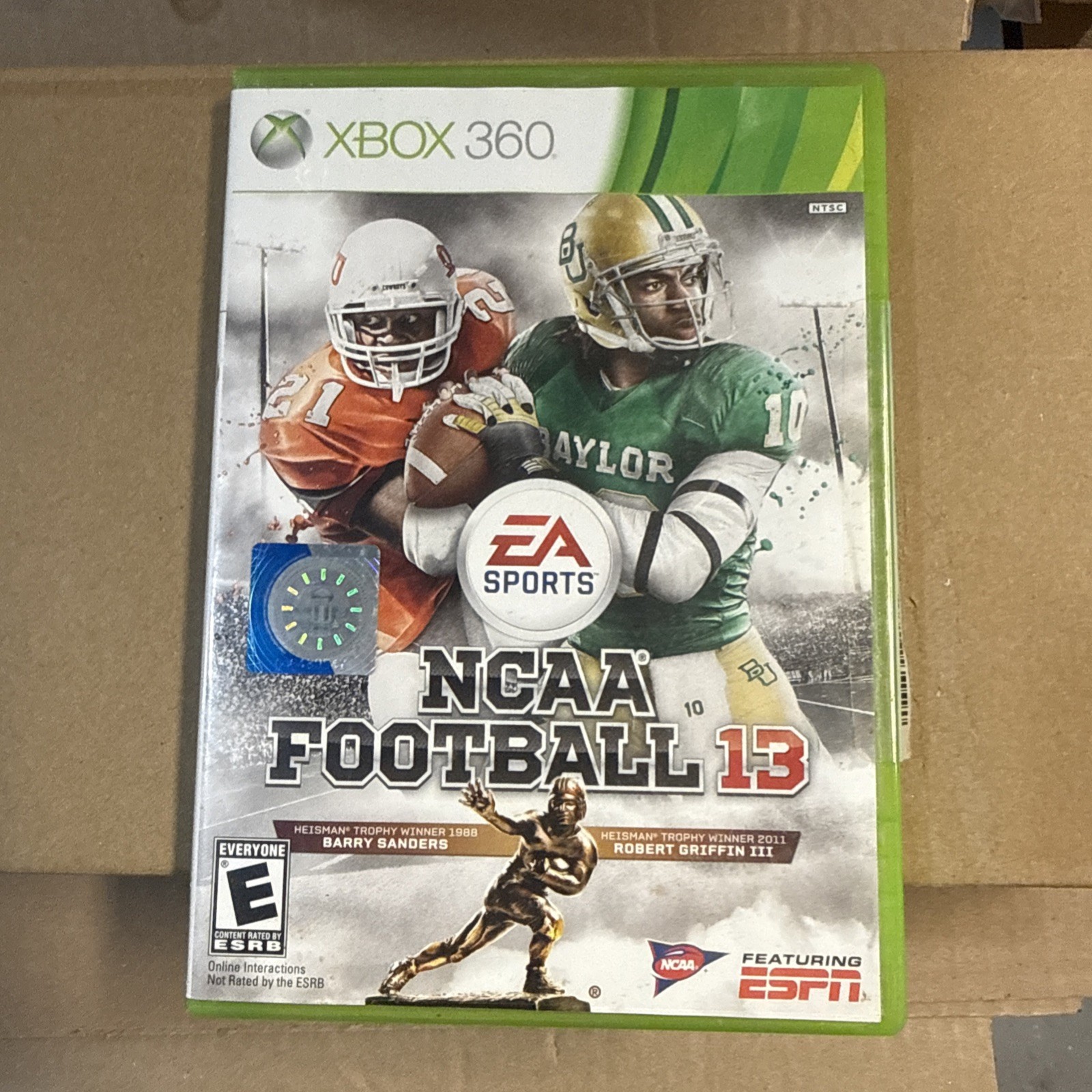 NCAA Football 13 Microsoft Xbox 360 Complete W/ Manual CIB Tested Working