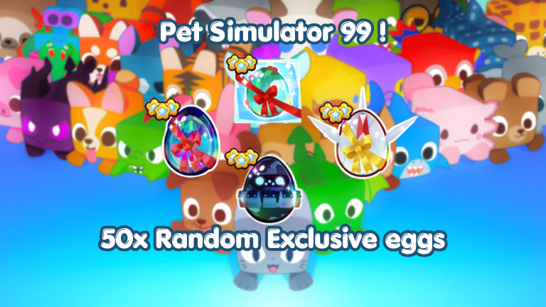 PS99 🐾 Random Exclusive Eggs 5x-50x | MVP Keys 250x-1000x