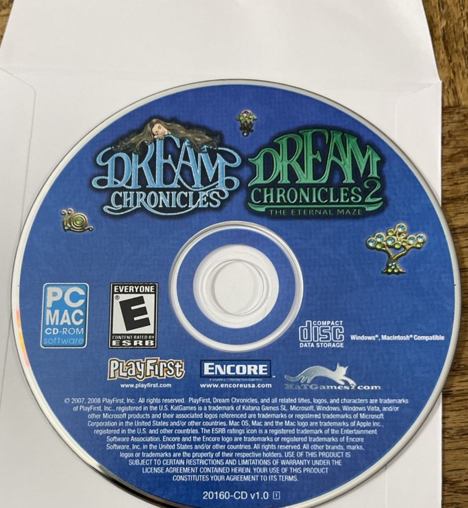 Dream Chronicles PC CD Rom Game-Rare Vintage-SHIPS N 24 HOURS
