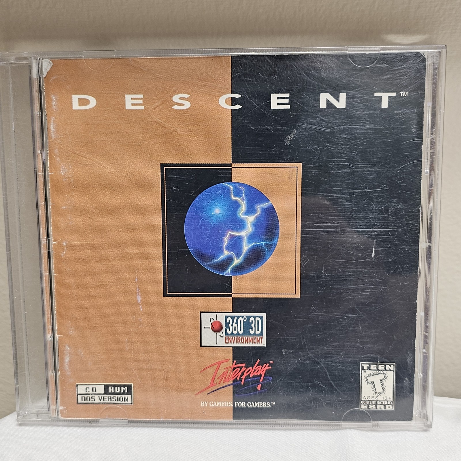 Descent PC DOS CD-ROM Game 1997 Interplay Parallax w Manual Untested