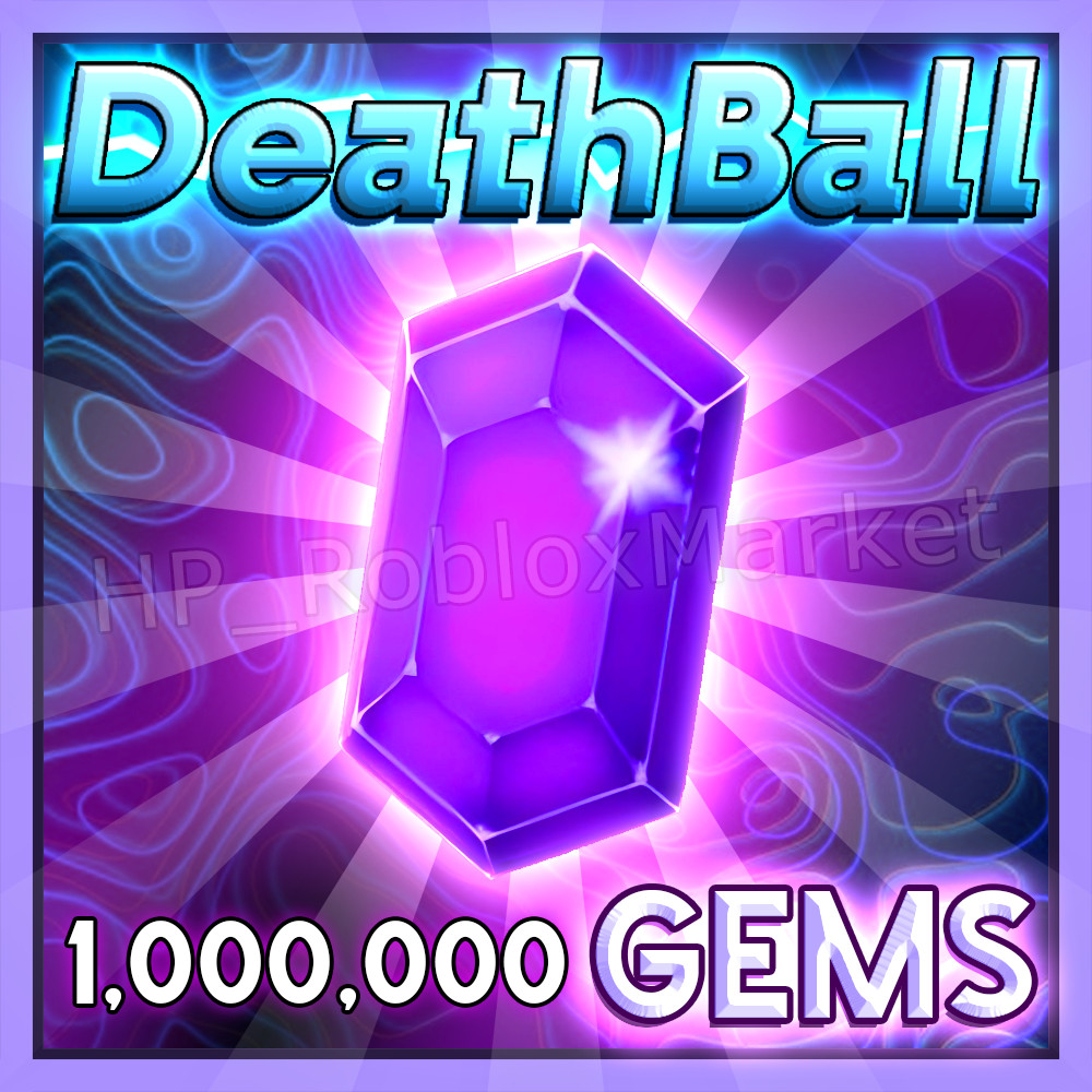 1,000,000 GEMS Roblox Death Ball 💎CHEAP • FAST DELIVERY⚡ million/sword/aura