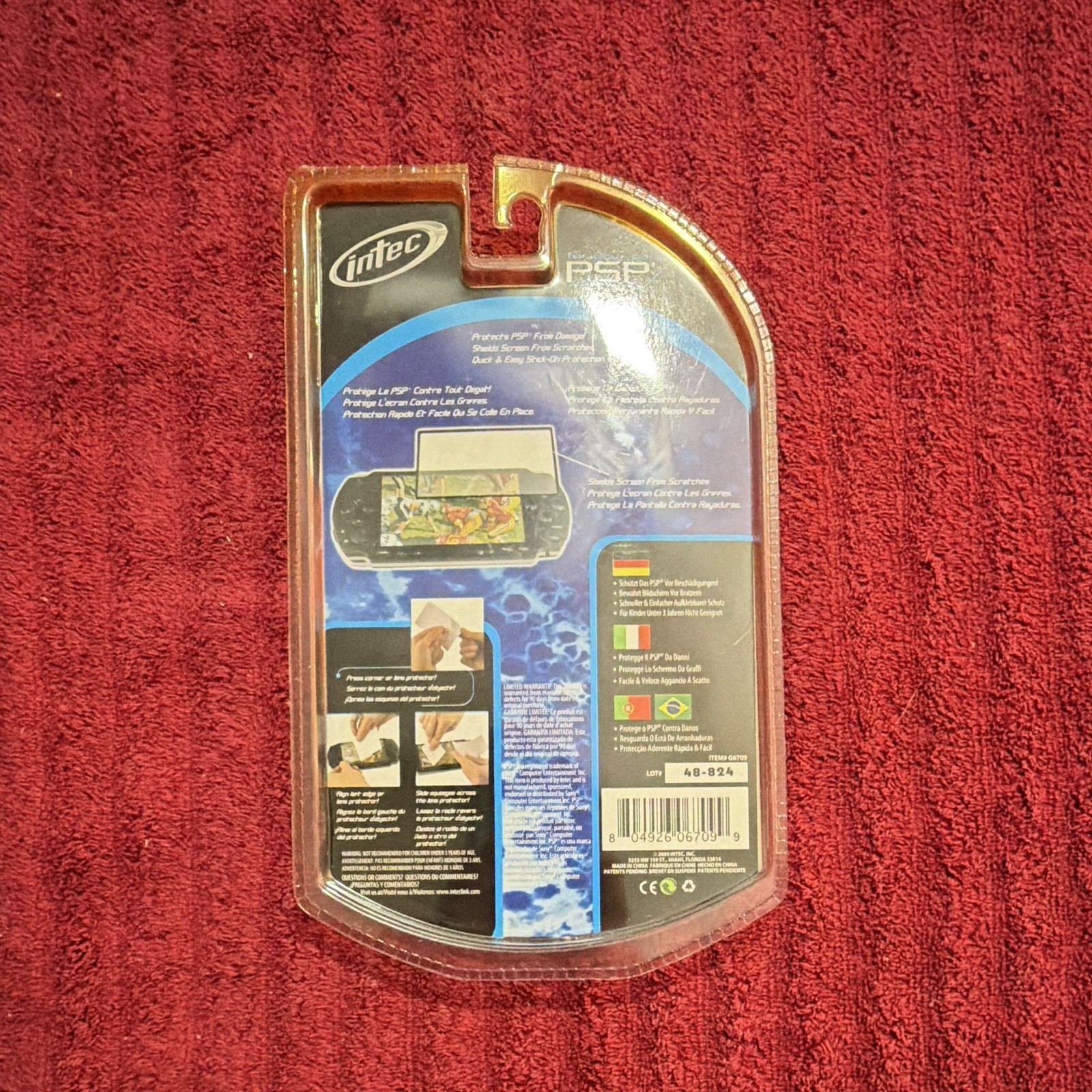 Intec Anti-Scratch Clear Film Screen Protector for Sony PSP Console