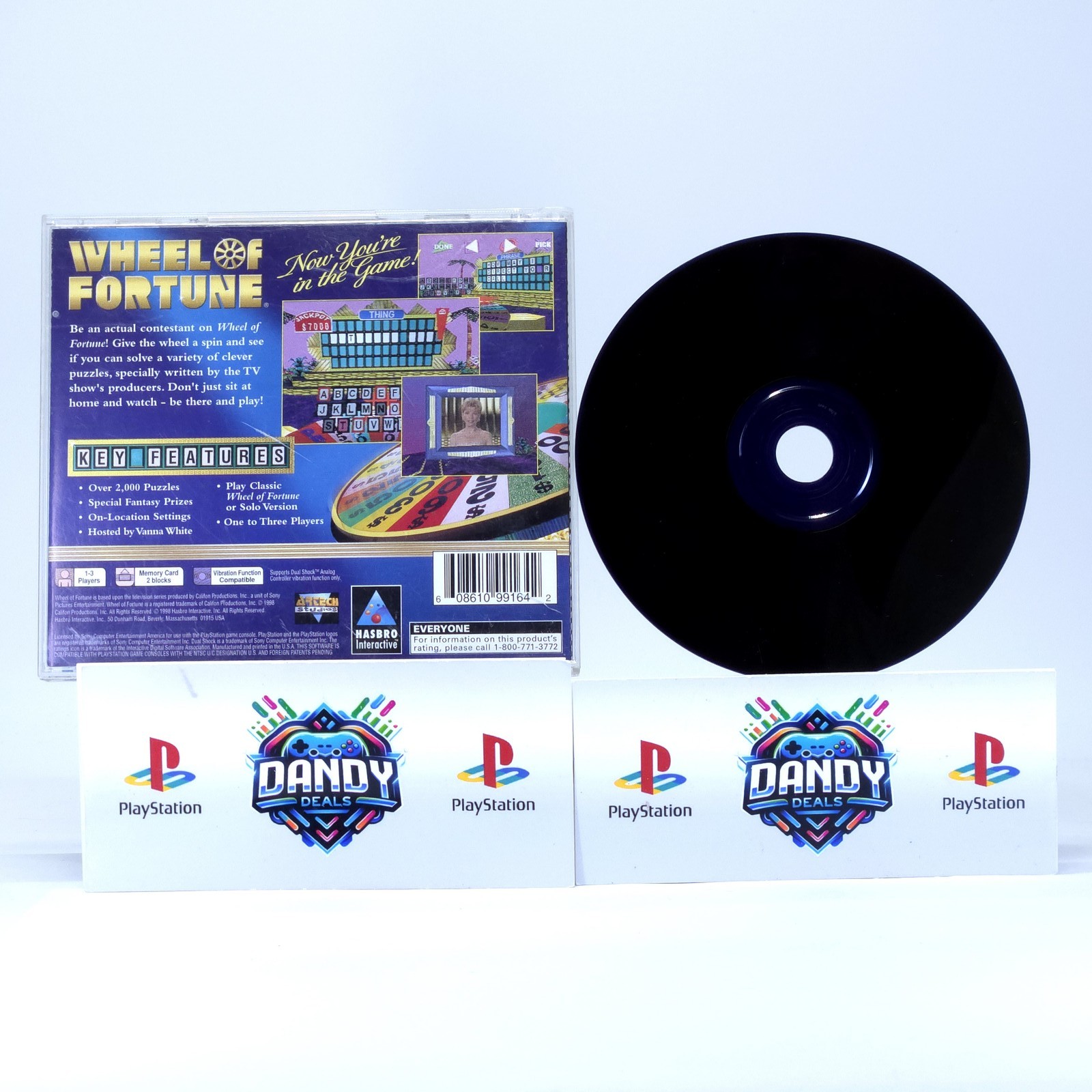 Wheel of Fortune PS1 CIB W/ Manual – PlayStation