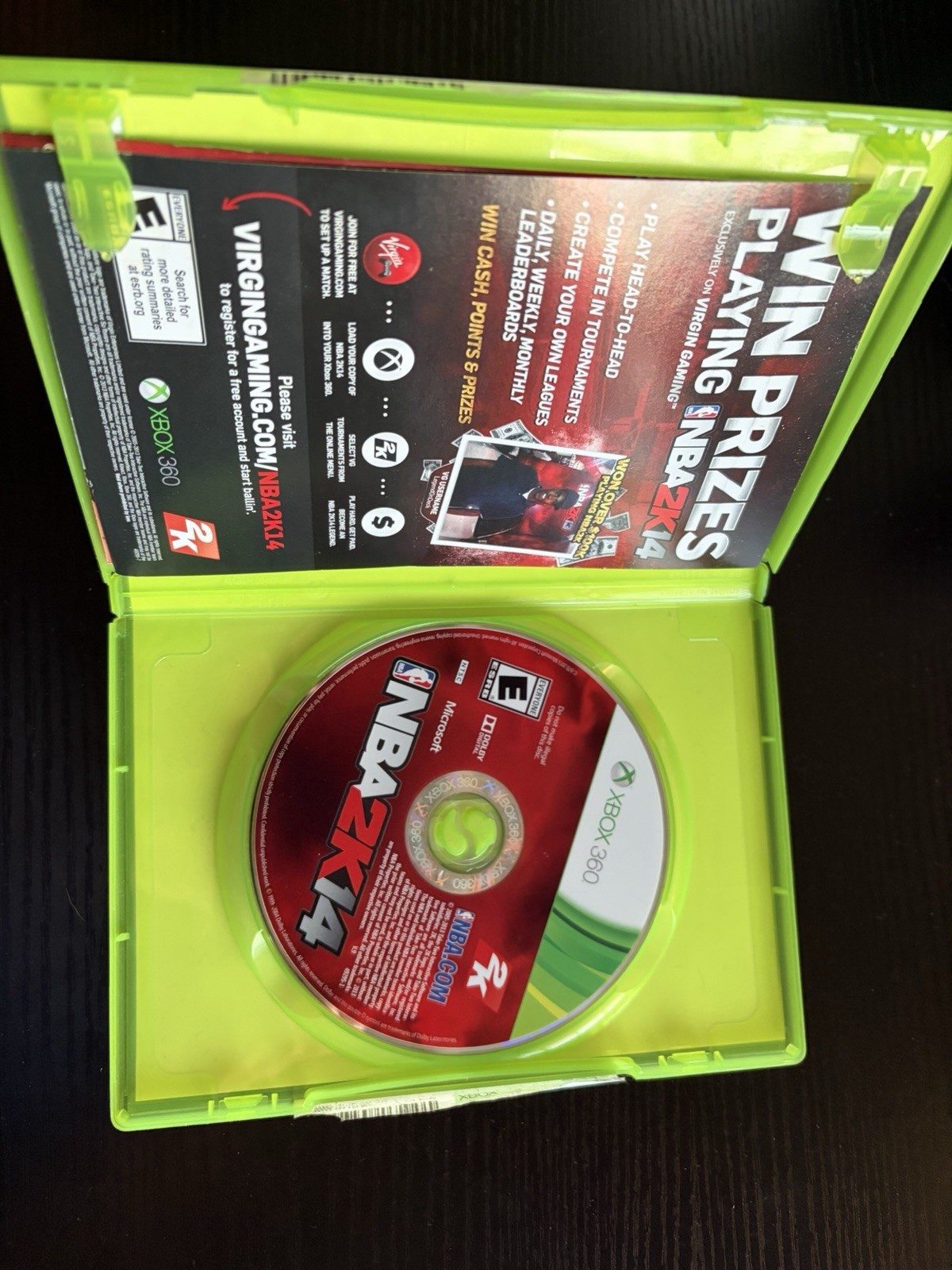 2K NBA 2K14 Xbox 360 Sports Basketball Game Better with Kinect Feature