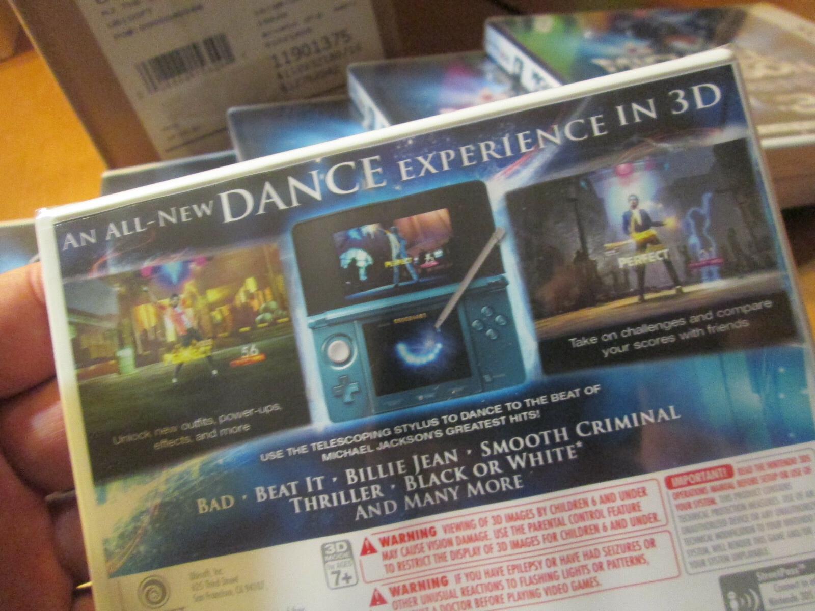 Michael Jackson The Experience 3D Nintendo 3DS NEW SEALED DANCING THRILLER +++