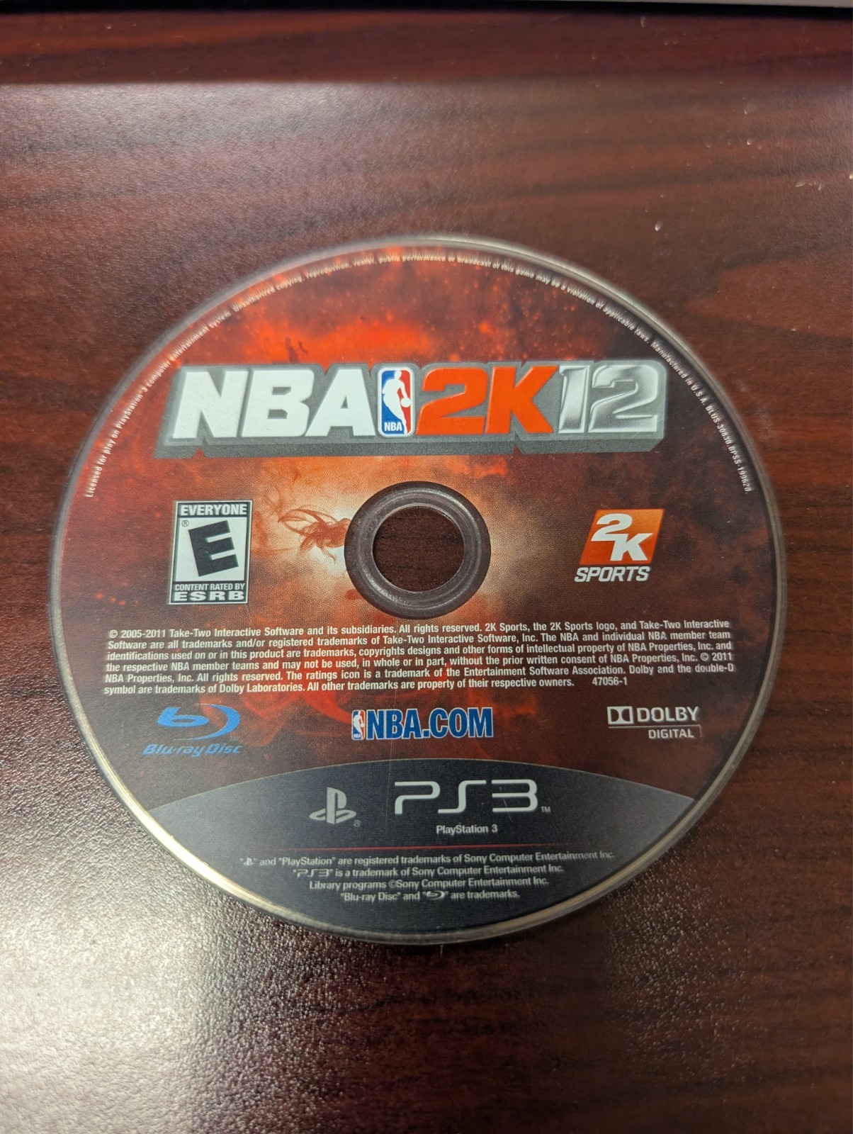 NBA 2K12 (PlayStation 3 PS3) NO TRACKING – DISC ONLY 6776