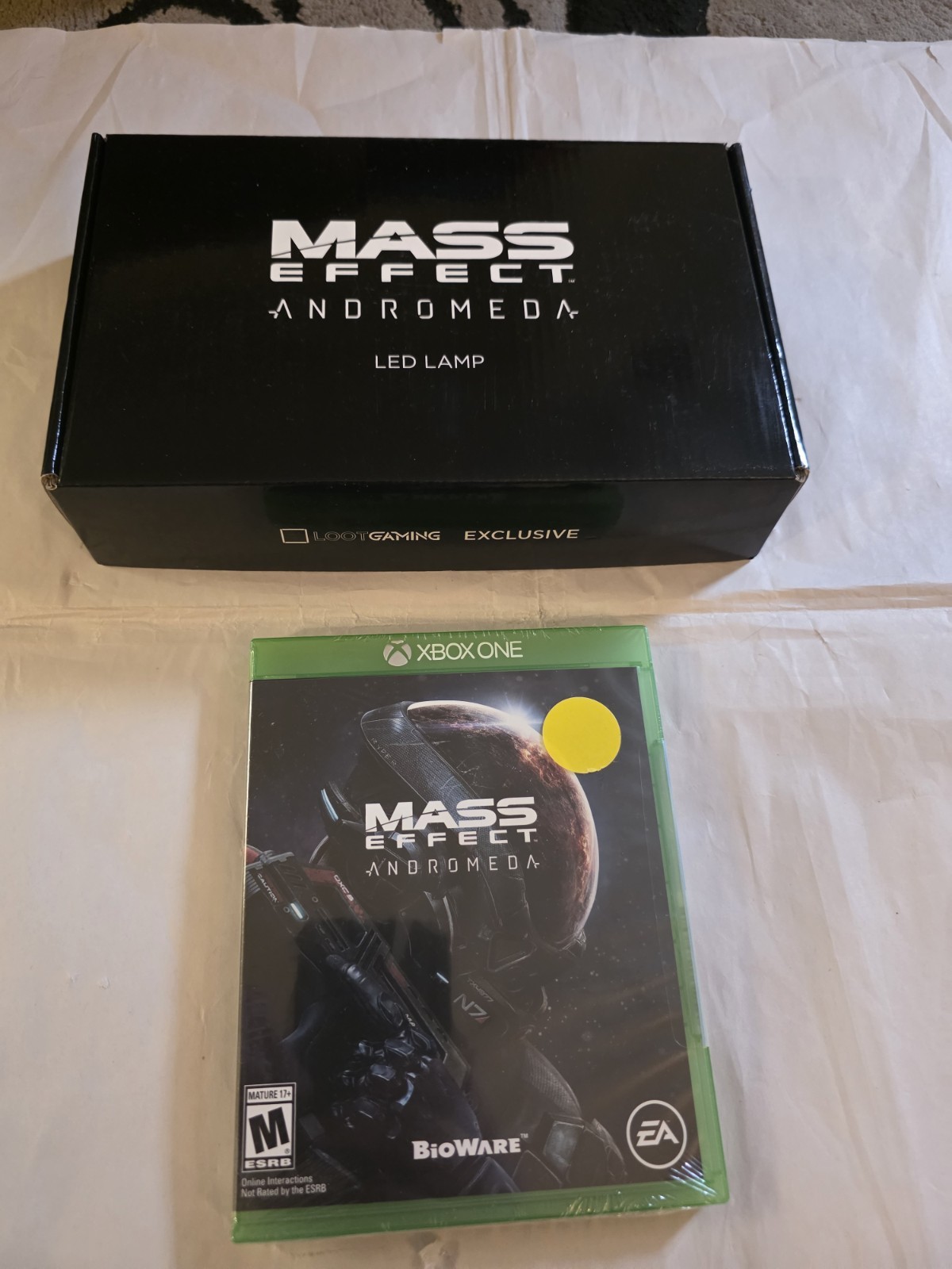 Bioware MASS EFFECT Andromeda Pathfinder LED Lamp Loot Gaming W/ Game Sealed !!