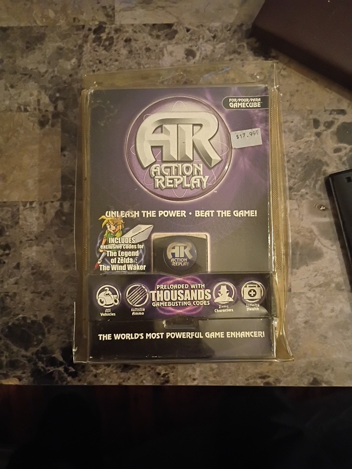 Action Replay for GameCube, Disc + Memory Card & Box