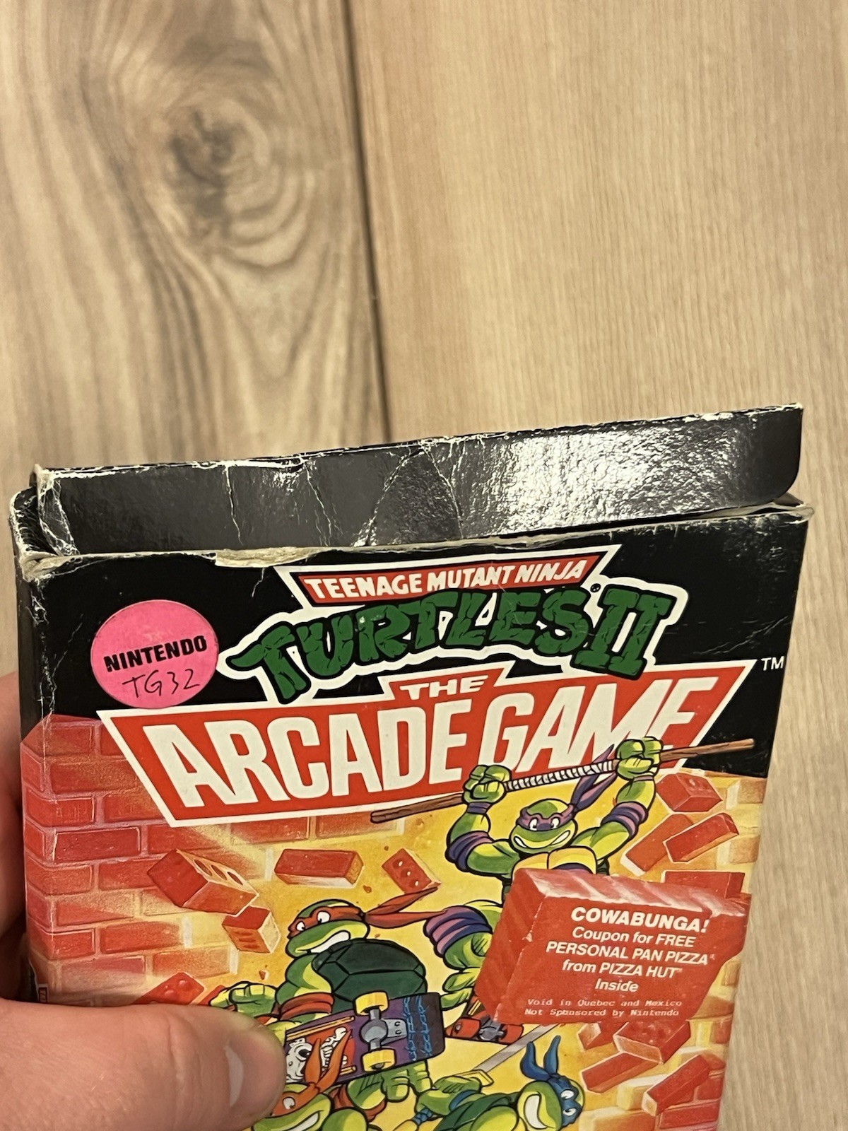 Teenage Mutant Ninja Turtles II: The Arcade Game (Nintendo NES, 1990) No Manual