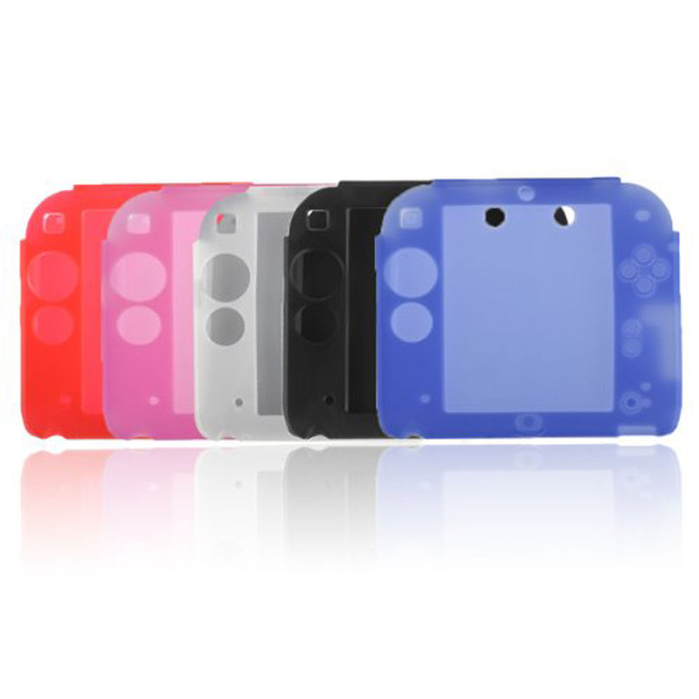 Dustproof Protective Silicone Rubber Gel Skin Case Cover Skin for Nintendo 2DS