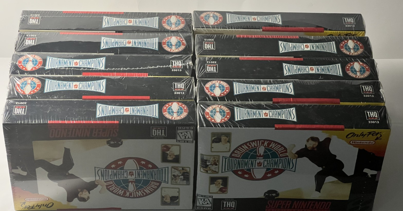 Lot of 10 New Brunswick World Tournament of Champions Snes Factory Sealed