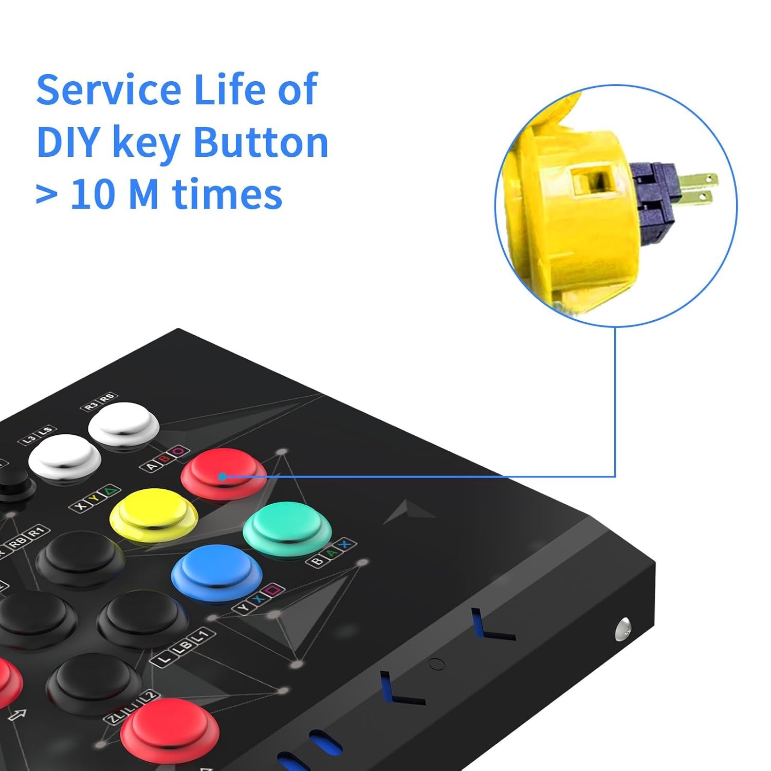 Arcade Stick Joystick Games Controler for Switch NEOGEO Mini Android PC P3