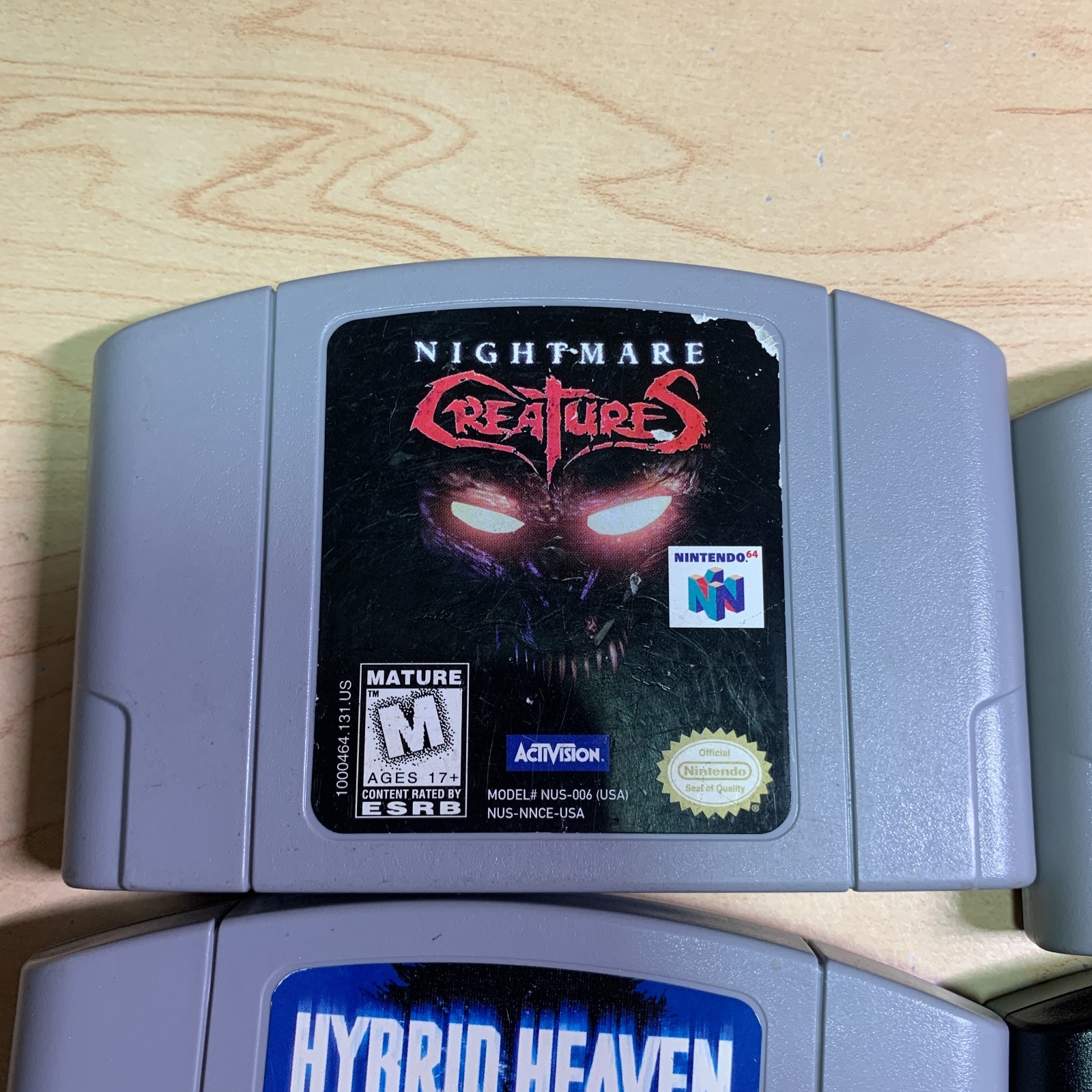 Hybrid Heaven Xena Nightmare Creatures Armorines Lot N64 Authentic Tested Clean