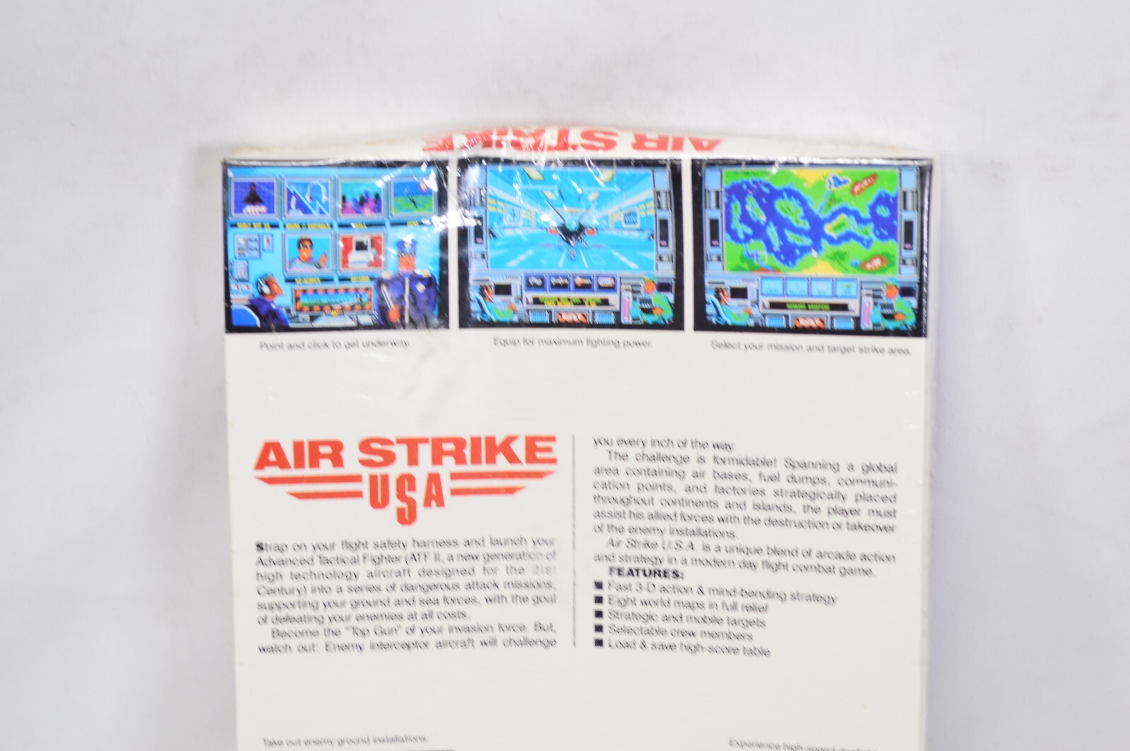 NEW Air Strike USA Spotlight Software Amiga Computer Video Game
