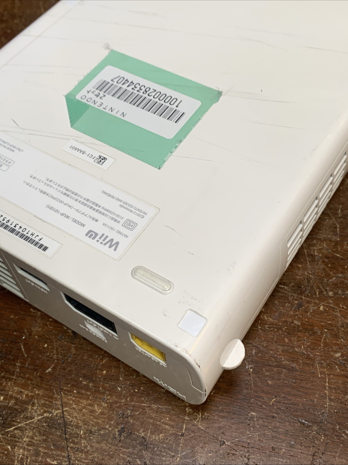 Nintendo Wii U WUP-001 32GB White Console Only – Tested (Japanese JPN Region)