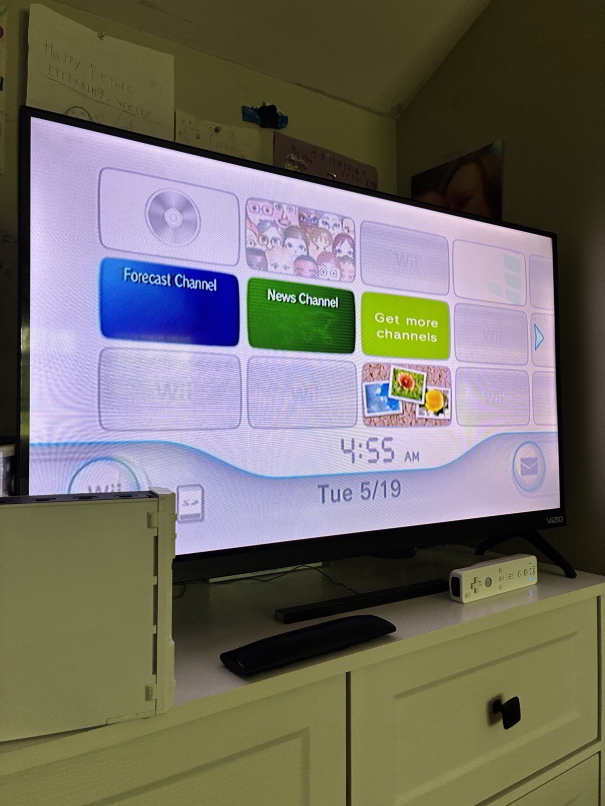 Nintendo Wii White Home Console Wi-Fi Capability Component- CONSOLE ONLY
