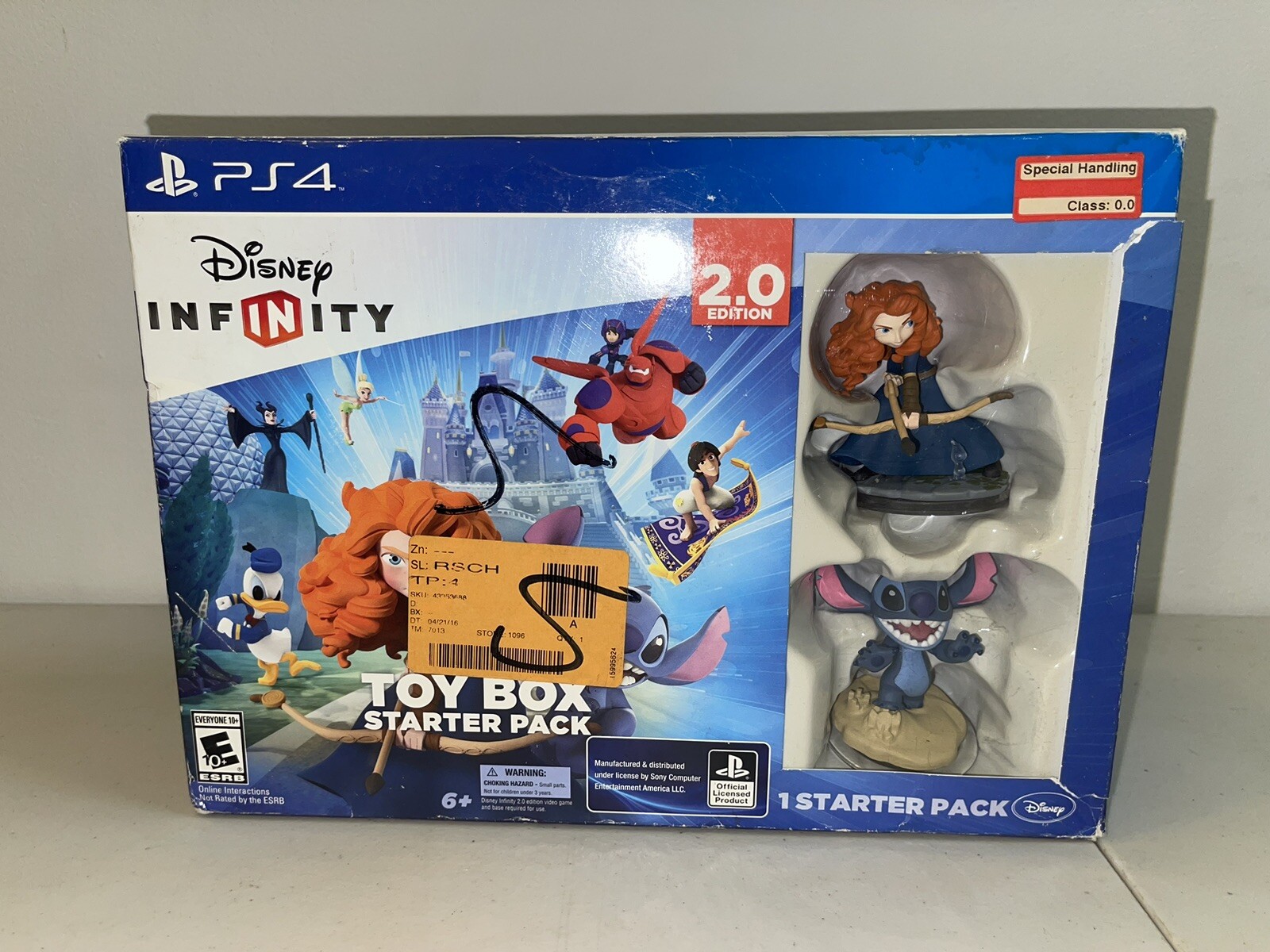 PS4 Disney Infinity Toy Box Starter Pack 2.0 Merida & Stitch E10 New Open Box #2