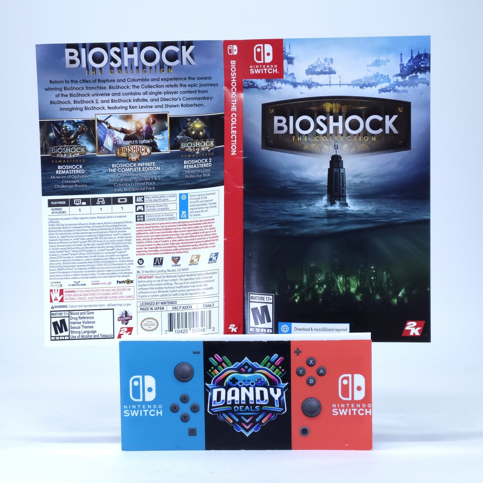 Bioshock The Collection CIB W/ Manual – Nintendo Switch