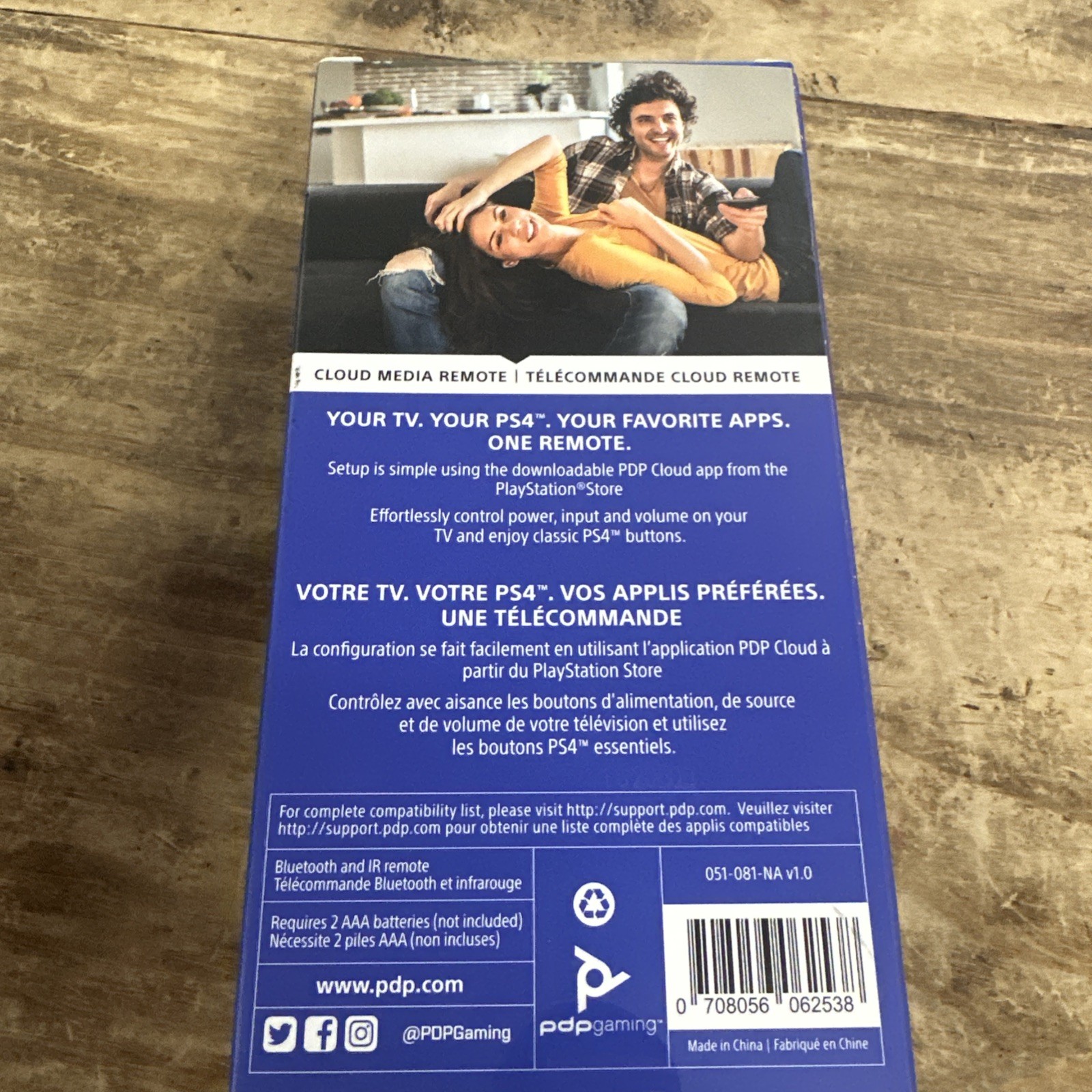 PS4 Playstation Cloud Media Remote Control PDP New Sealed