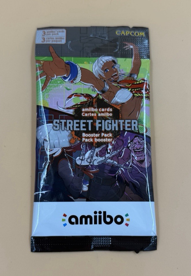 Nintendo Street Fighter 6 amiibo Series 2 Booster Pack – 3 Cards Per Pack | NEW
